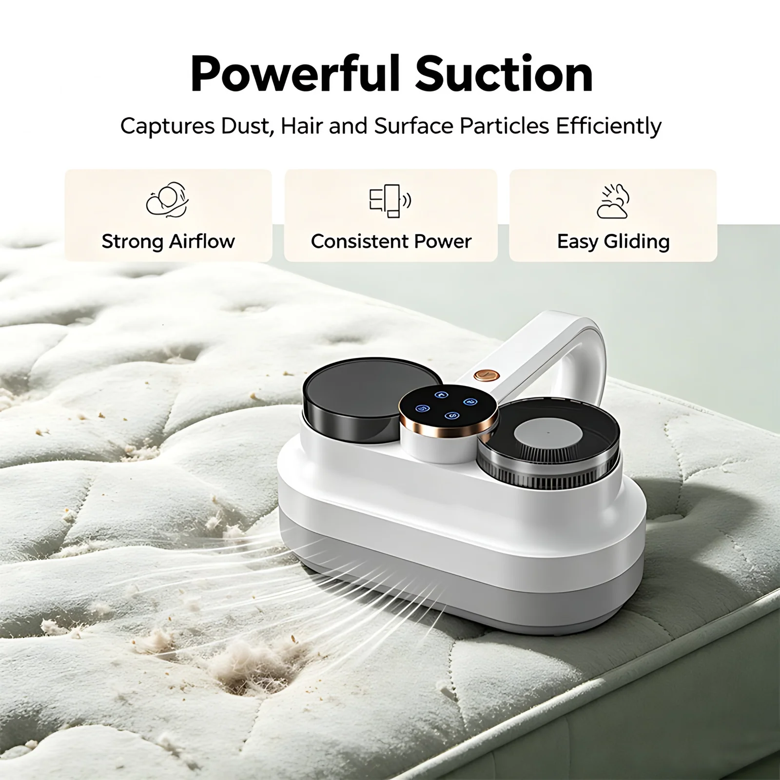 Hot Selling Household Mite Removal Vacuum Cleaner Rechargeable Intelligence With Ultraviolet Light Vacuum Cleaner Mattress Care