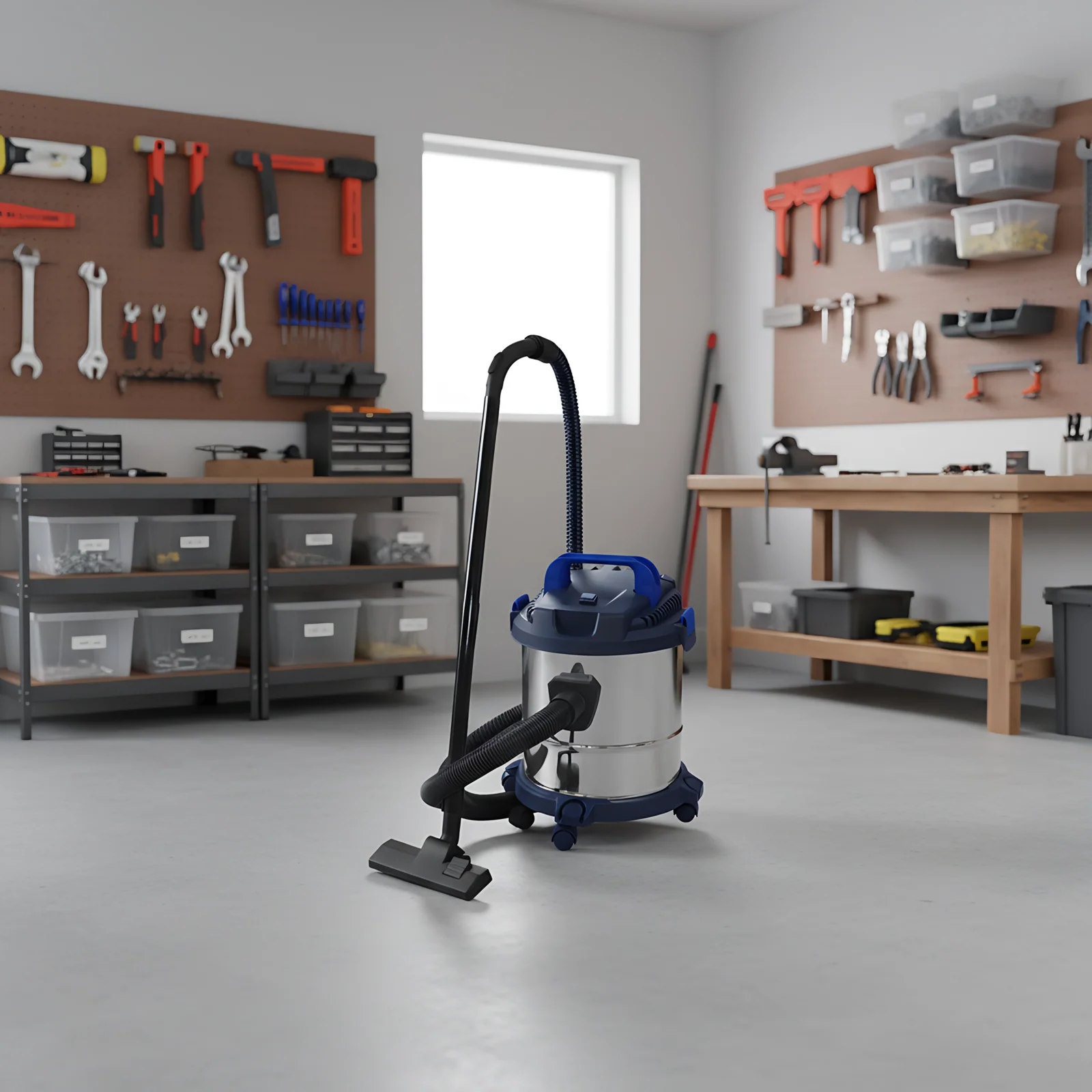 Factory Price Strong 1200W Bagless Cyclone Electric Wet and Dry Vacuum Cleaner for Commercial Use Carpet Washing