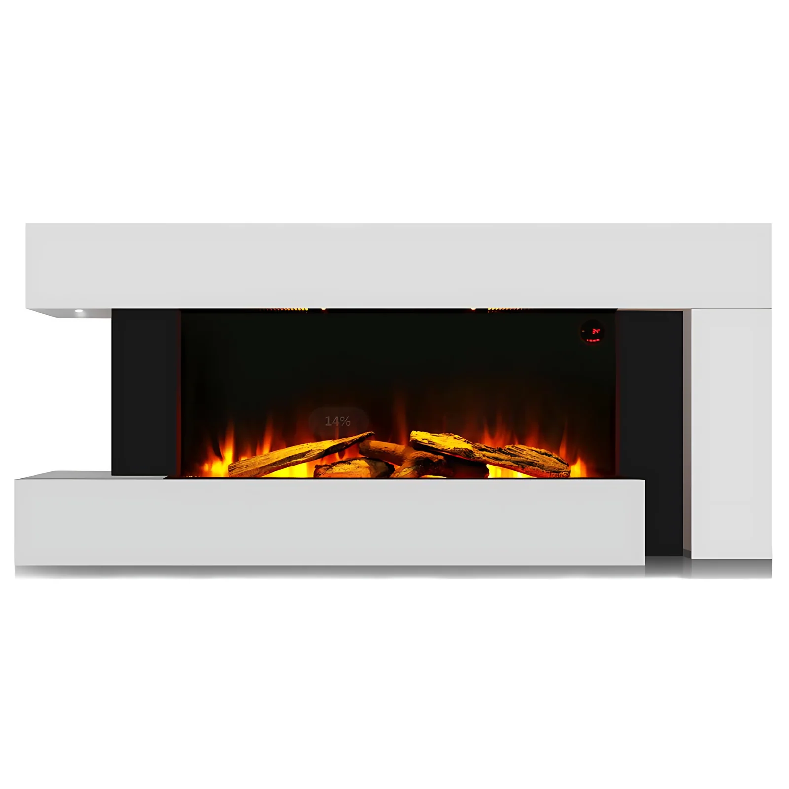 Inseridor de calefacción eléctrica de chimenea con valla 220-240V de protección contra sobrecalentamiento para uso doméstico o hotelero