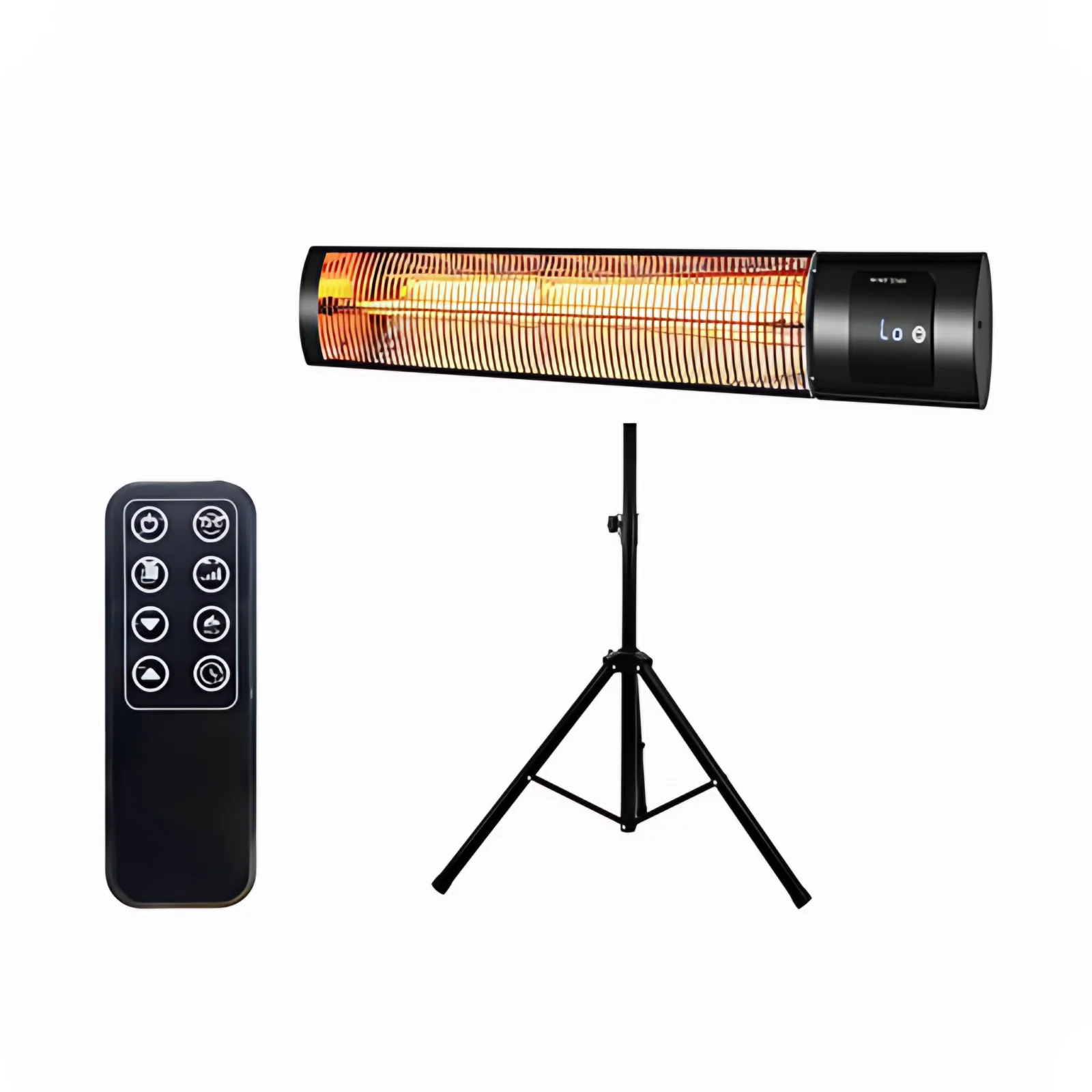 Modern Aluminum Hanging Waterproof Outdoor Wall-Mounted High-Power Electric Heater Carbon Fiber Radiant Heater