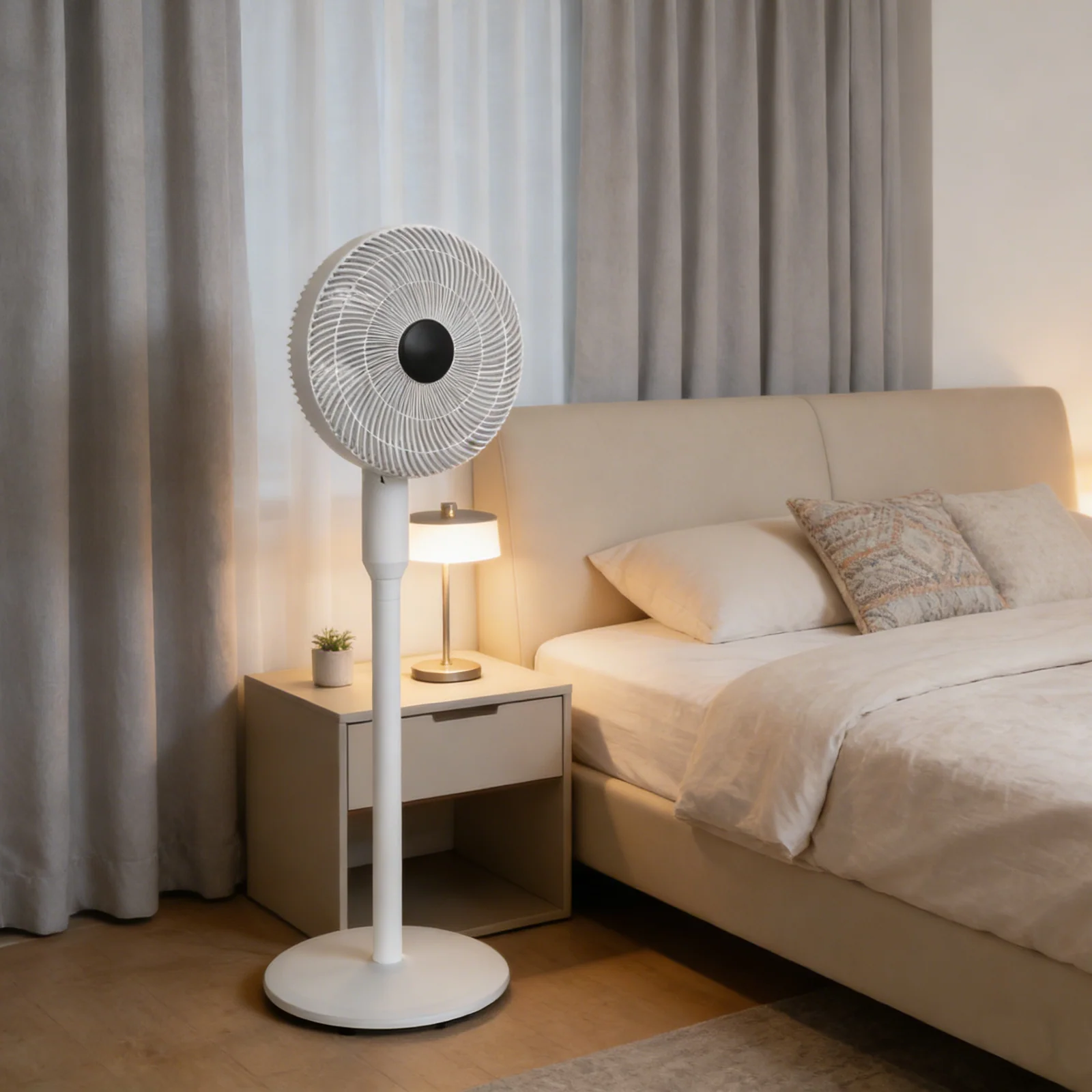 Wholesale Outdoor Household LED Ambient Light Fragrance Humidification Fine Mist Electric Fan
