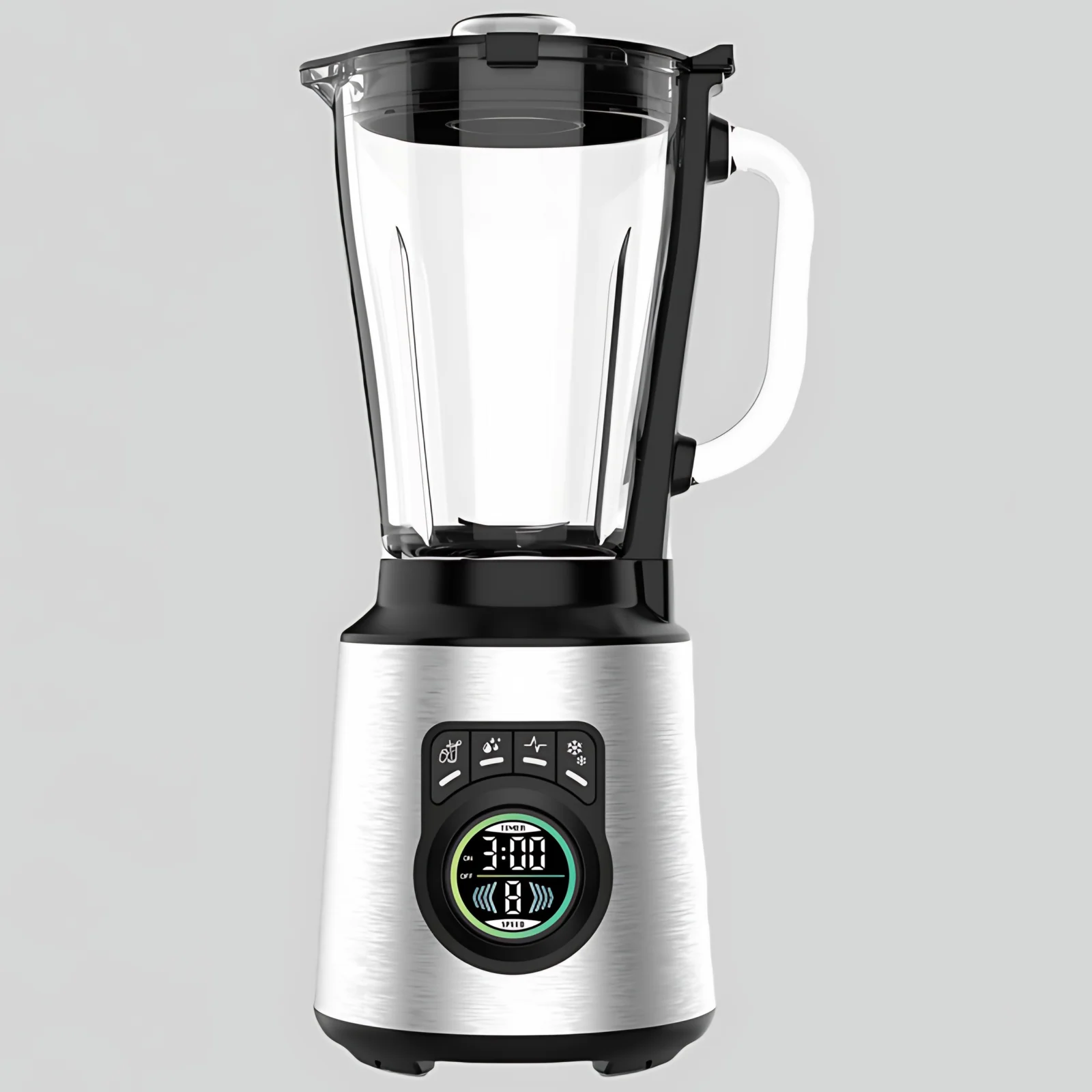 2 in 1 1200W Anti-slip Feet 1.5L Glass Jar Juice Blending Ice Crush Blender Household Blender