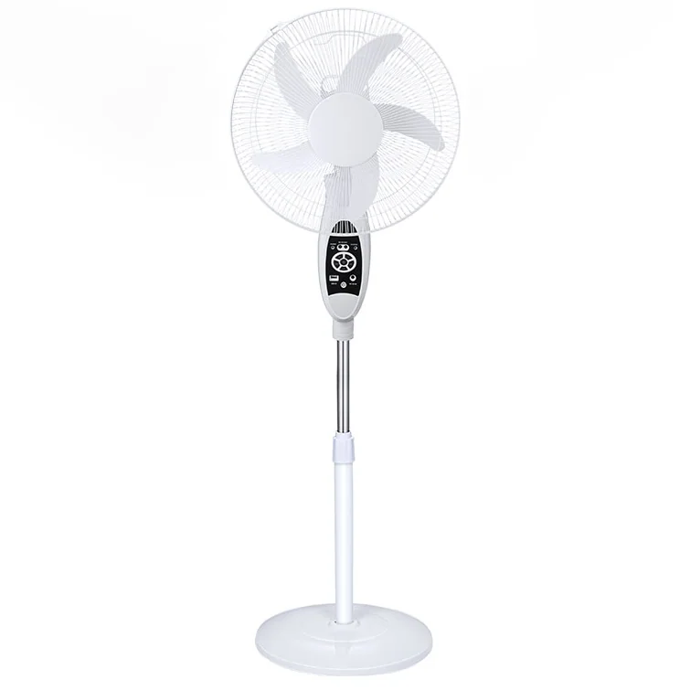 Wholesale Custom Brand White 18 Inch Led Lights High Speed Rechargeable Vertical Fan