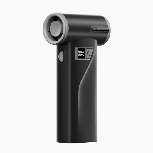 New Trending High Speed Large Capacity LED Display Strong Blower Portable Handheld Fan for Car