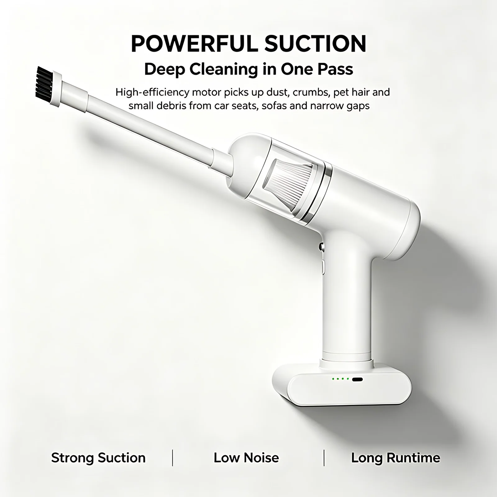 13000Kpa Brush Motor Portable Handheld Wireless Vacuum Cleaner Mini Dry Cordless Strong Suction Car Home Vacuum Cleaner