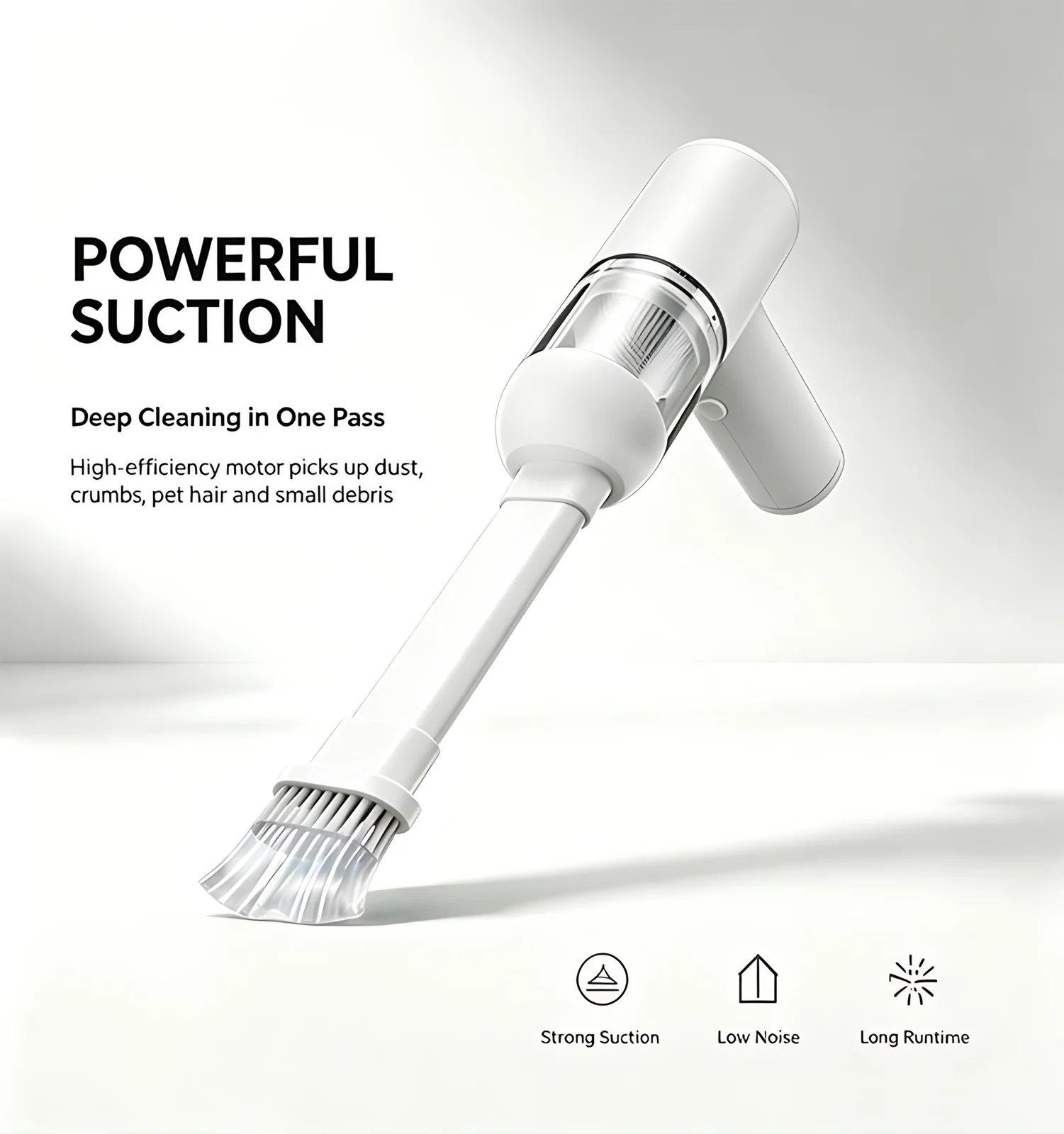 Wireless Handheld Portable Mini Car Vaccum Cleaner Cordless Small Vacuum Cleaner with High Power for Car Wash
