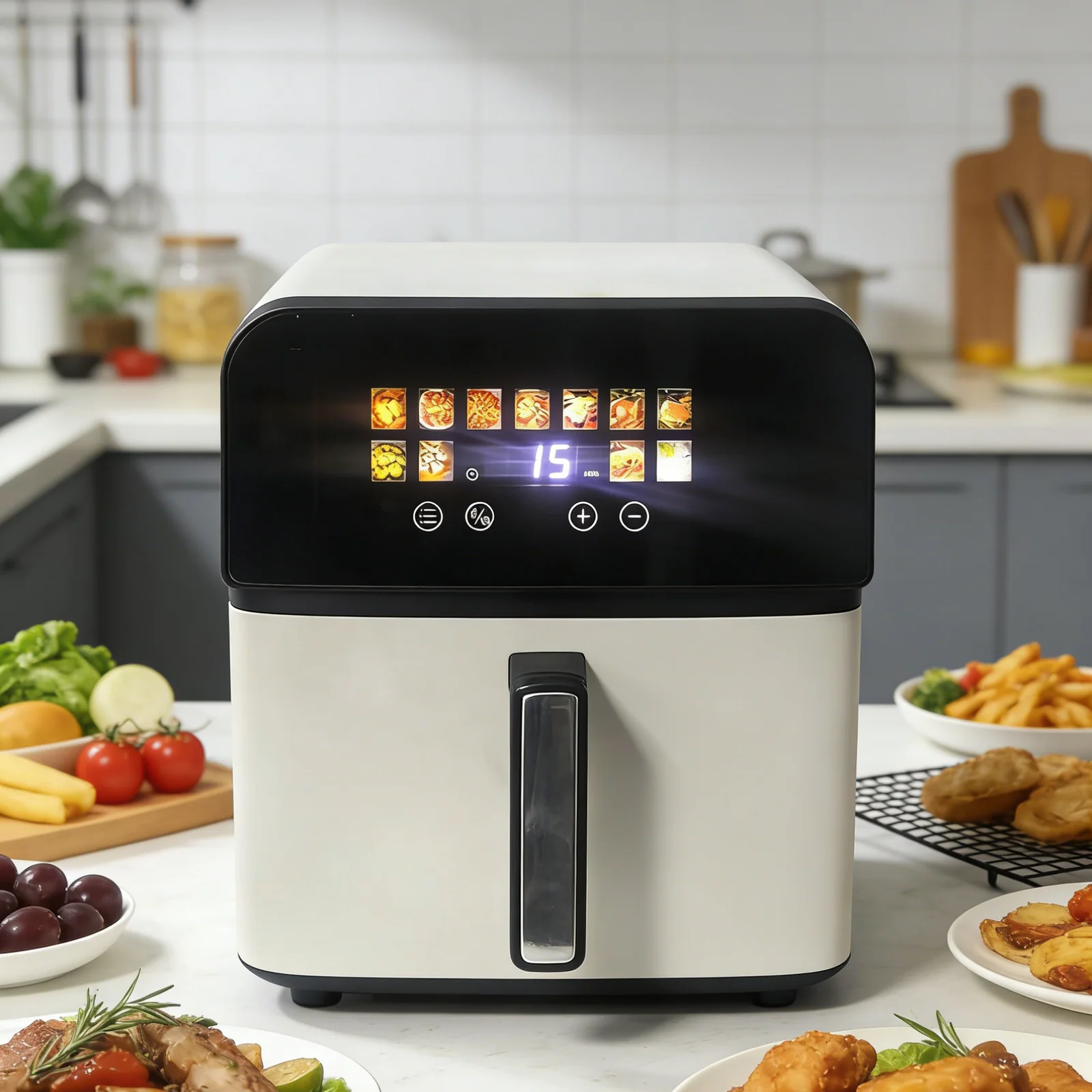 Fournisseur de porcelaine en gros friteur à air de haute qualité 8L four frites frites sans huile