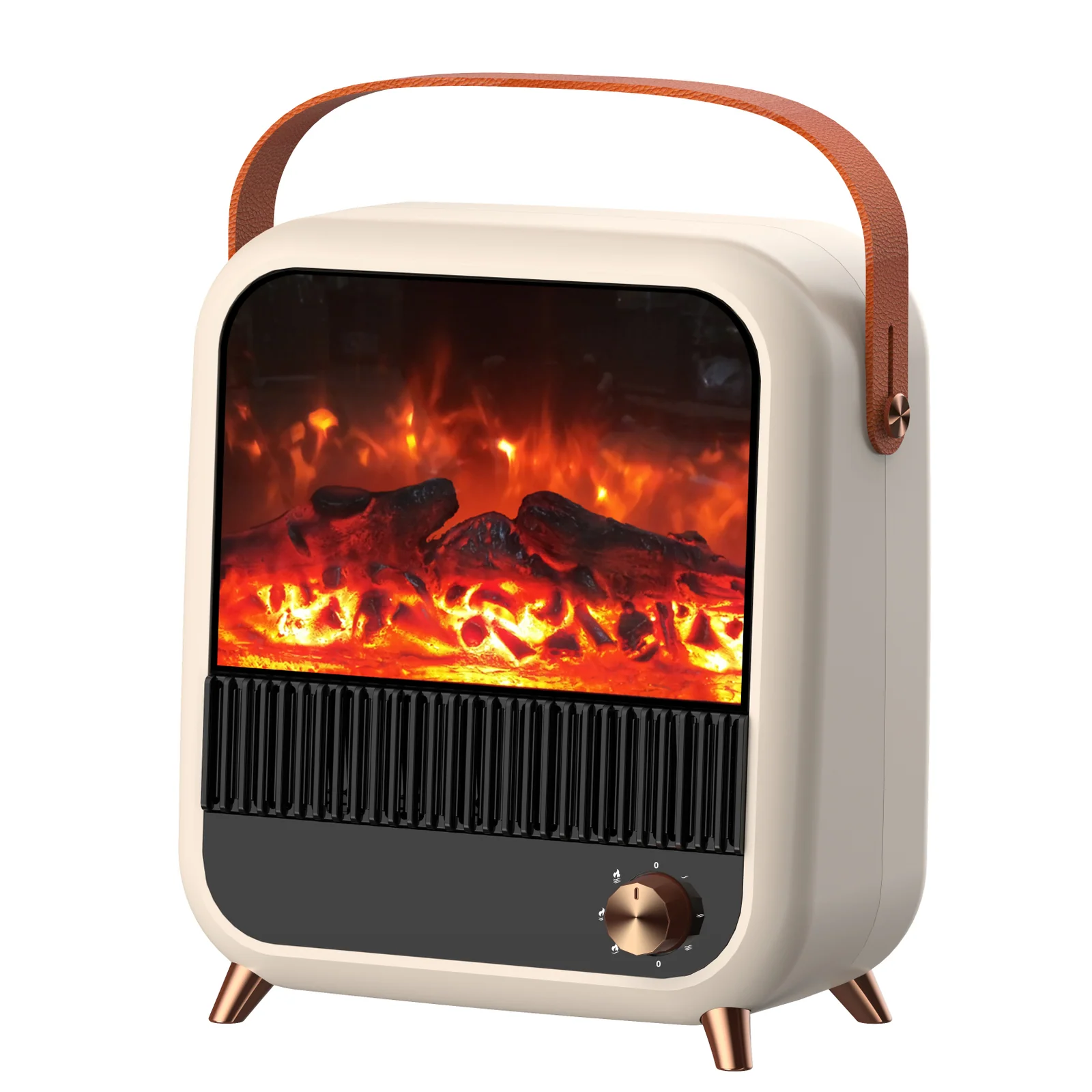 Hersteller von Heizgeräten Simulationsflamme Haushaltselektroheizung Büro-Desktop-Miniheizung tragbare Heizung