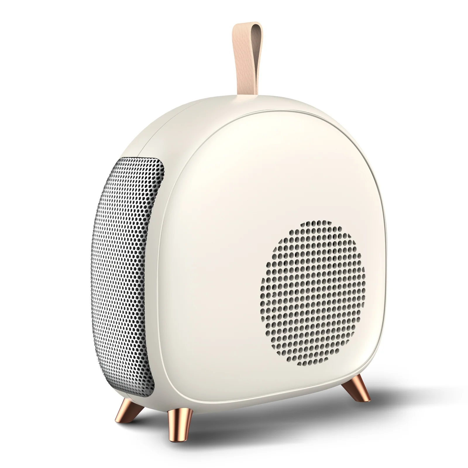 Portable Desktop Fan Adjustable Thermostat Long-lasting PTC Heating 220V Compatible Energy Efficiency Heater