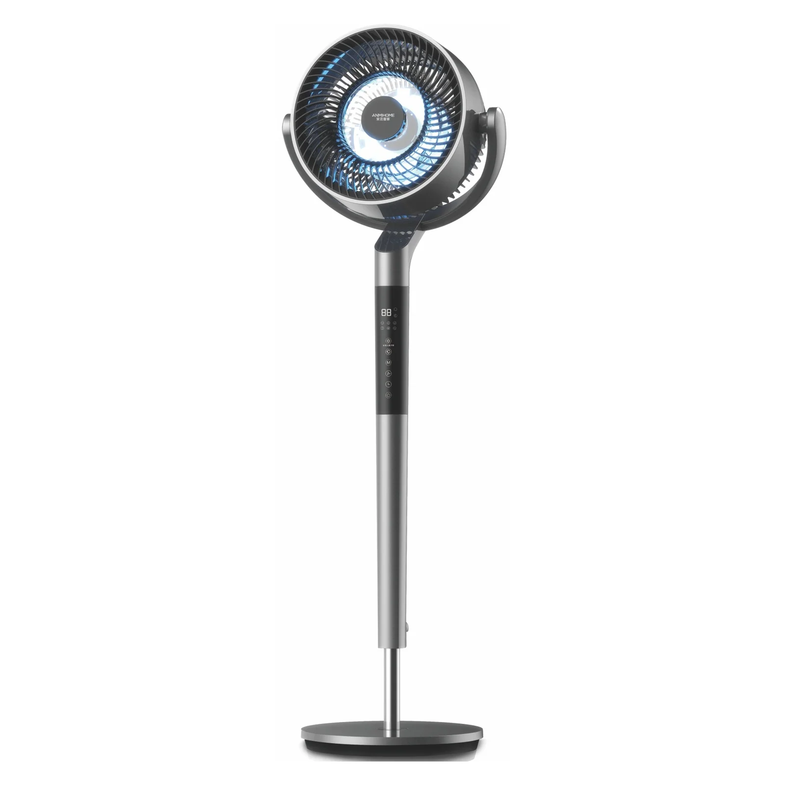 Custom Air Circulating Fan Household Floor Electric Fan Silent Vertical Shake Head Convection Wind Axial Flow Fans