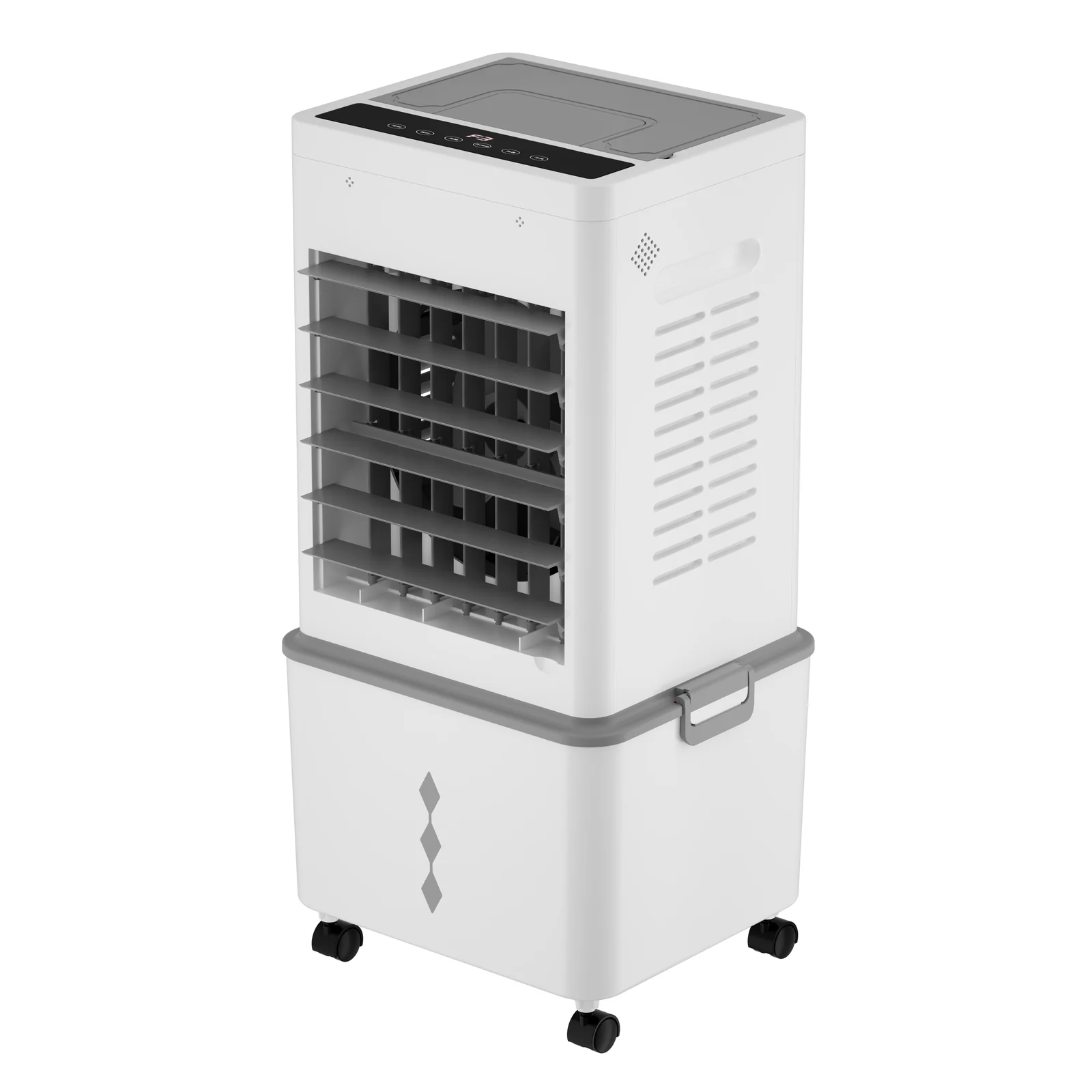 Standing Purified Air Cooler Bladeless Electric Fan Humidification Air Circulation Powerful Wind Water Air Cooler