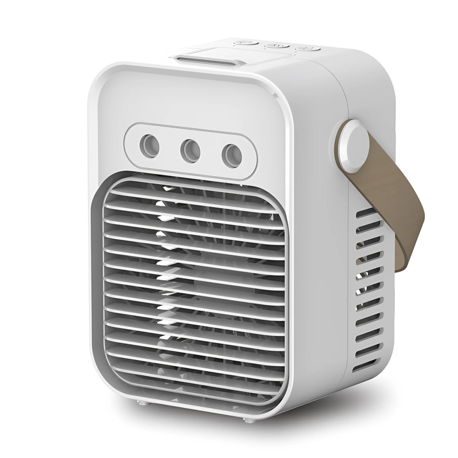 Factory Direct Portable Mini USB Rechargeable Air Cooler & Space Heater with Humidifier for Car & Home Use