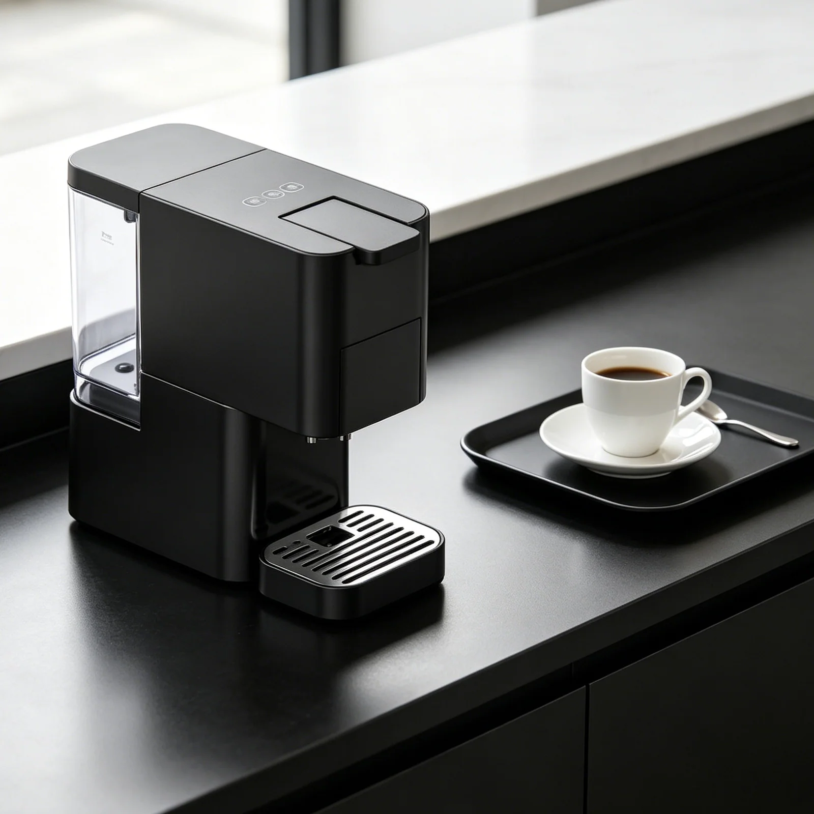 Coffee Maker Manufacturer 0.6L Small Household Semi-Automatic Coffee Maker Electric Multiple Capsule Machine