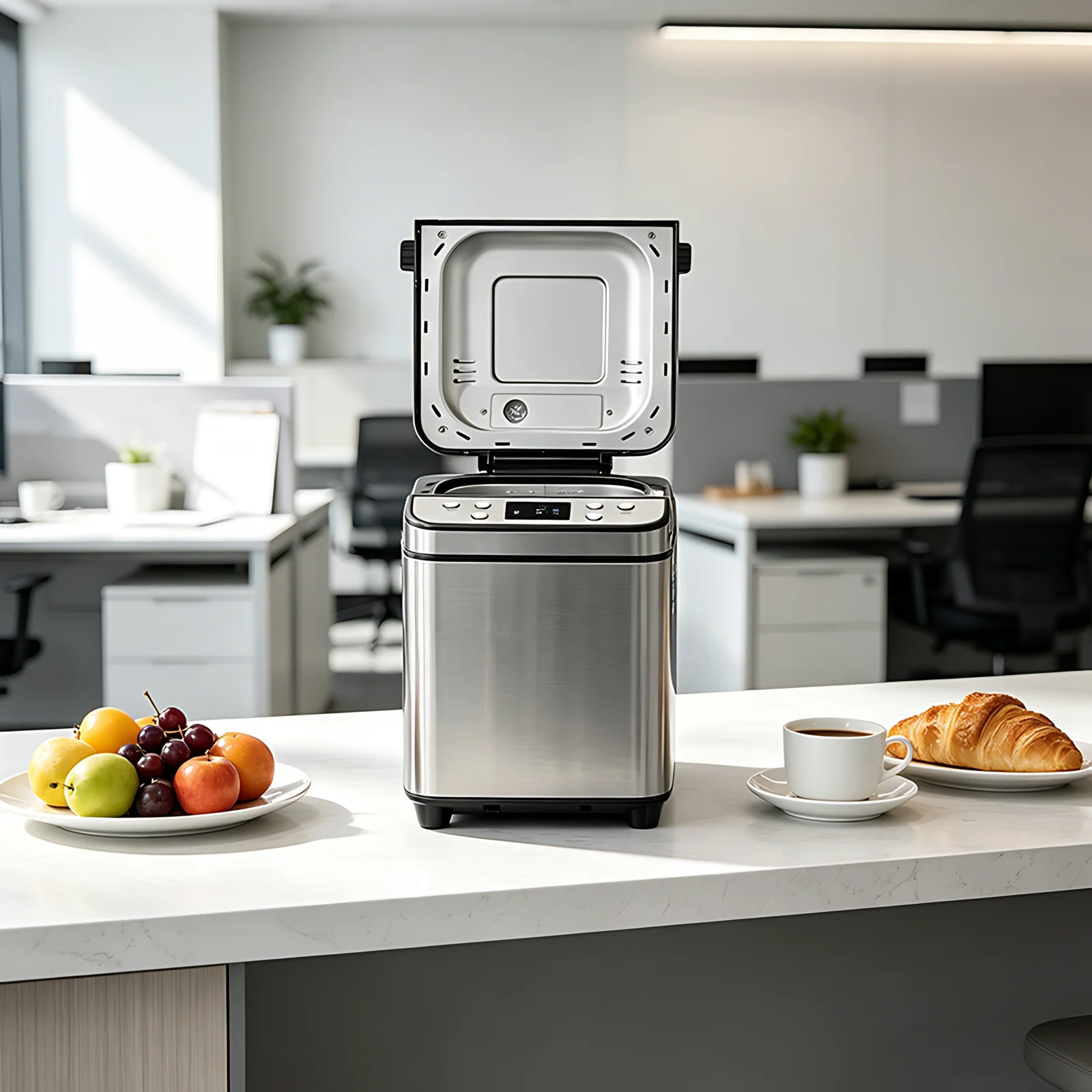 Elektrische Stromversorgung für den Haushalt Europäischer Standard Retro-Automatische Frühstücksbrotmaschine Brotmacher