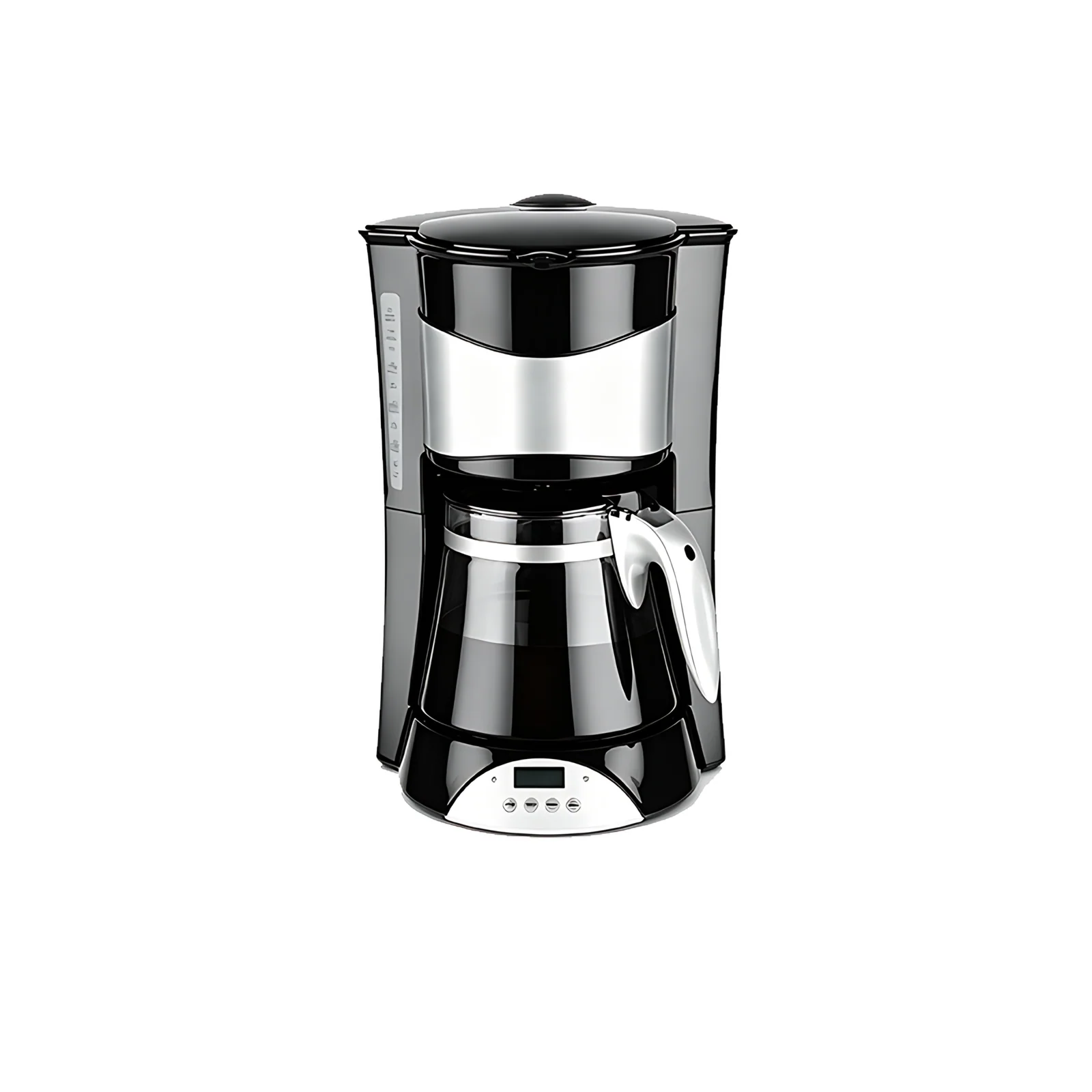 Big Capacity Commercial Fancy Electric Coffee Machine 12 Cups Anti Drip Filter Kettle Drip Coffee Maker With Glass Jug
