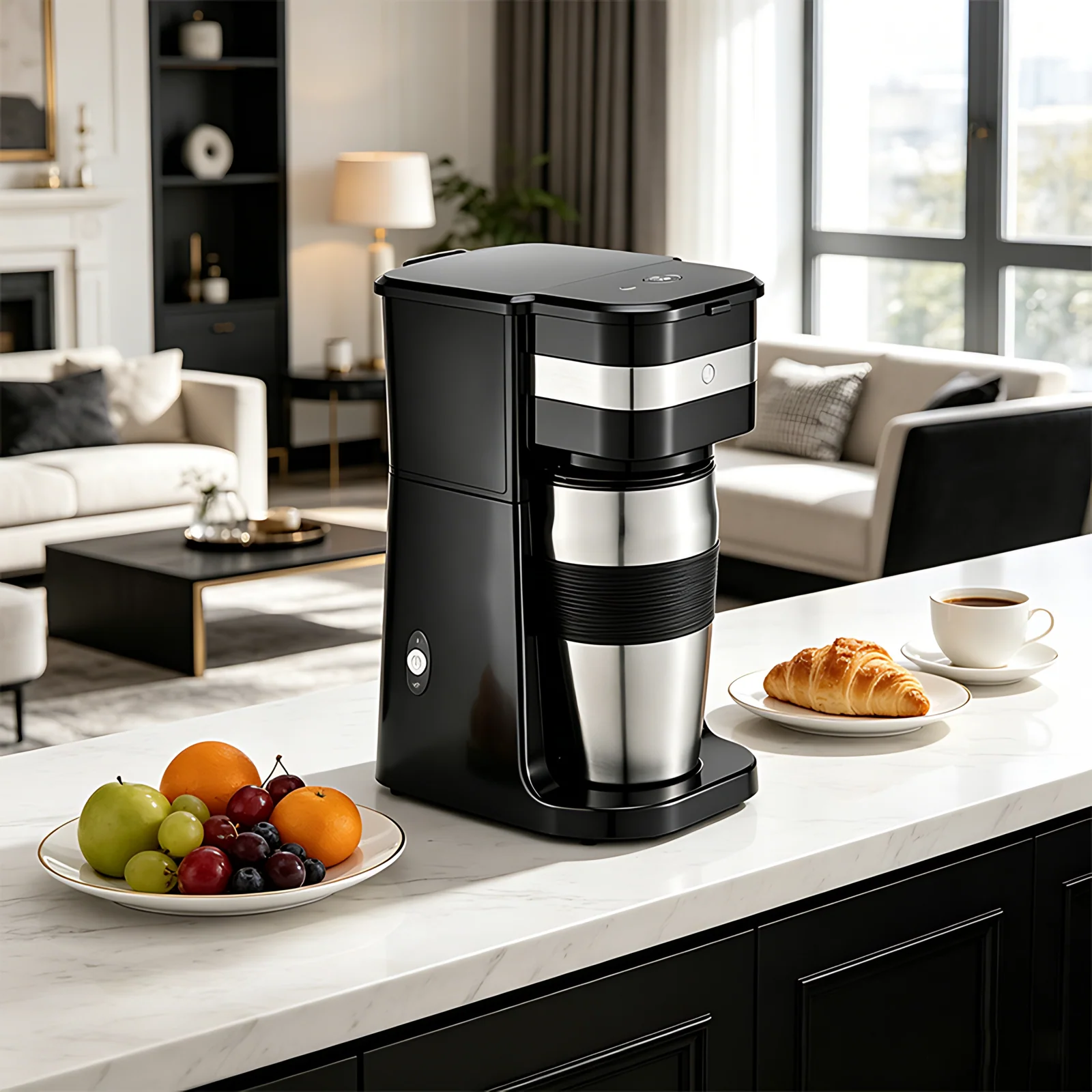 OEM Home Appliance 700W One-touch Operation Switch Single Cup Coffee Maker Drip Coffee Machine