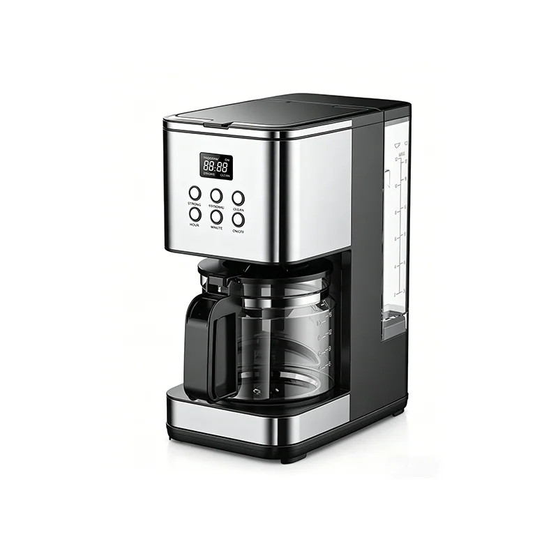 Máquina de café anti goteo para el hogar comercial al por mayor 12 tazas máquina automática de café