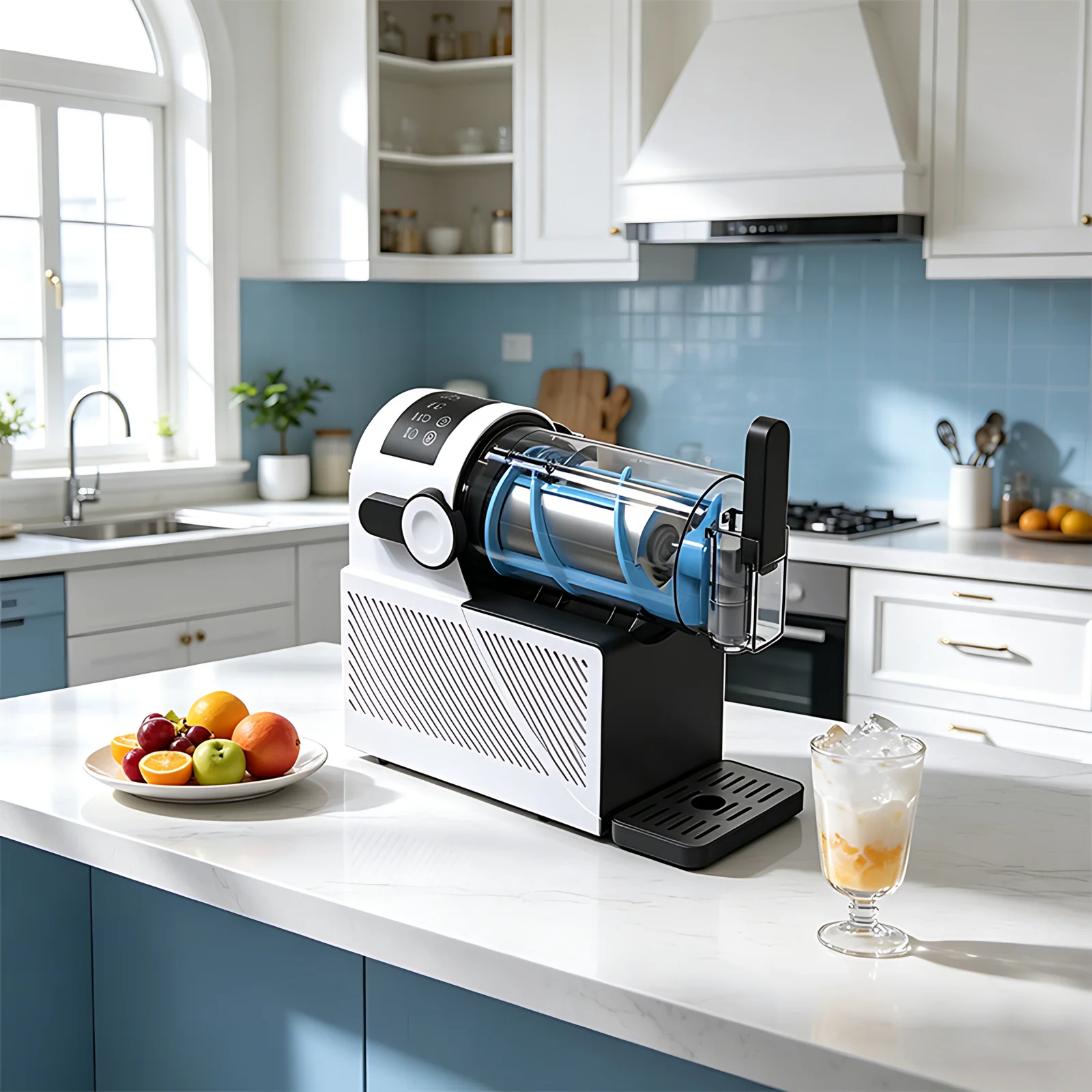 1L de acero inoxidable máquina eléctrica automática de limpieza automática de uso doméstico fabricante de bebidas congeladas