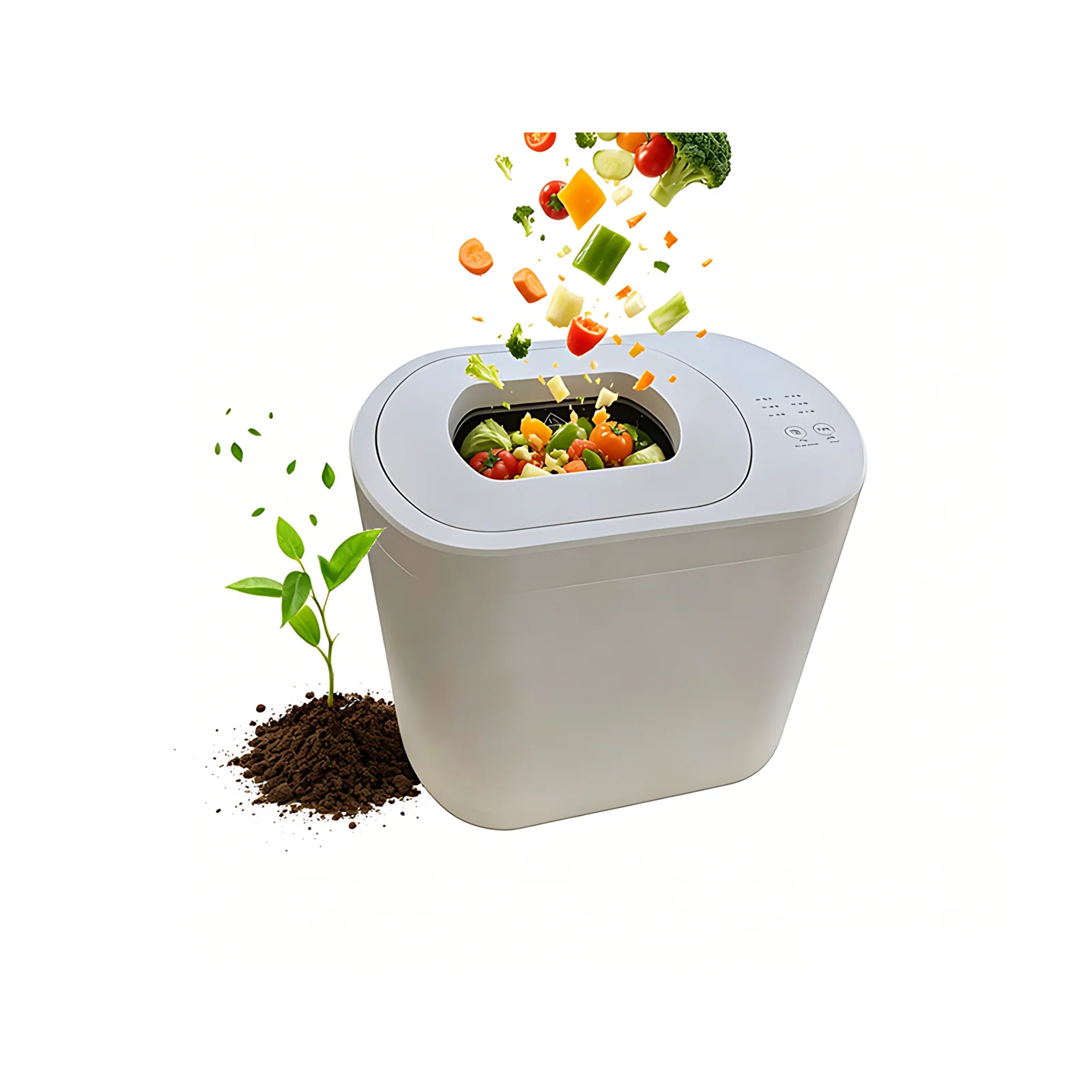 Kitchen Food Organic Electric Waste Composter Garbage Disposal Machine Household for Organic Fertilizer Making