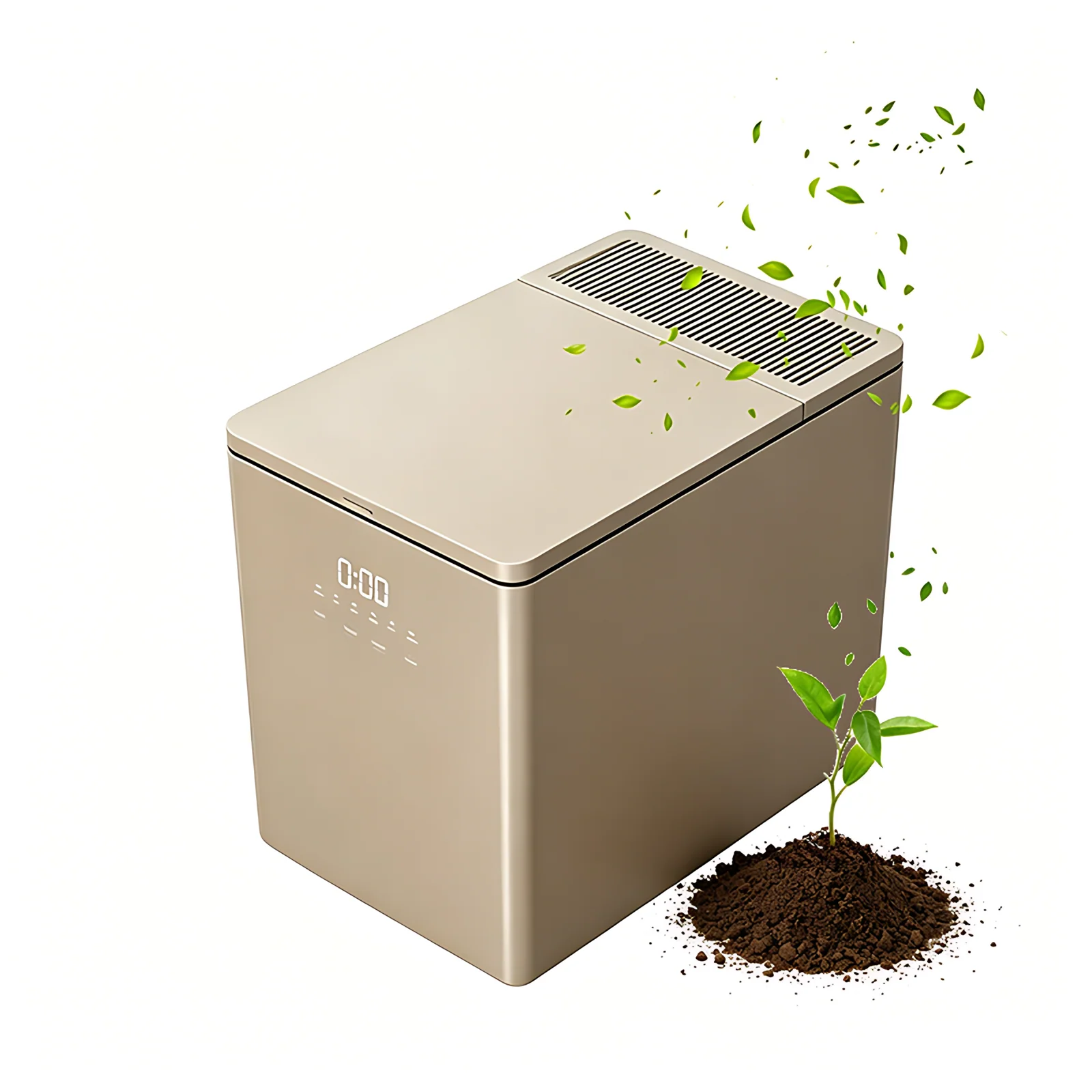 4L Larger Capacity Electric Composter Kitchen Smart Odorless Food Waste Compost Machine Kitchen Food Waste Garbage Disposer