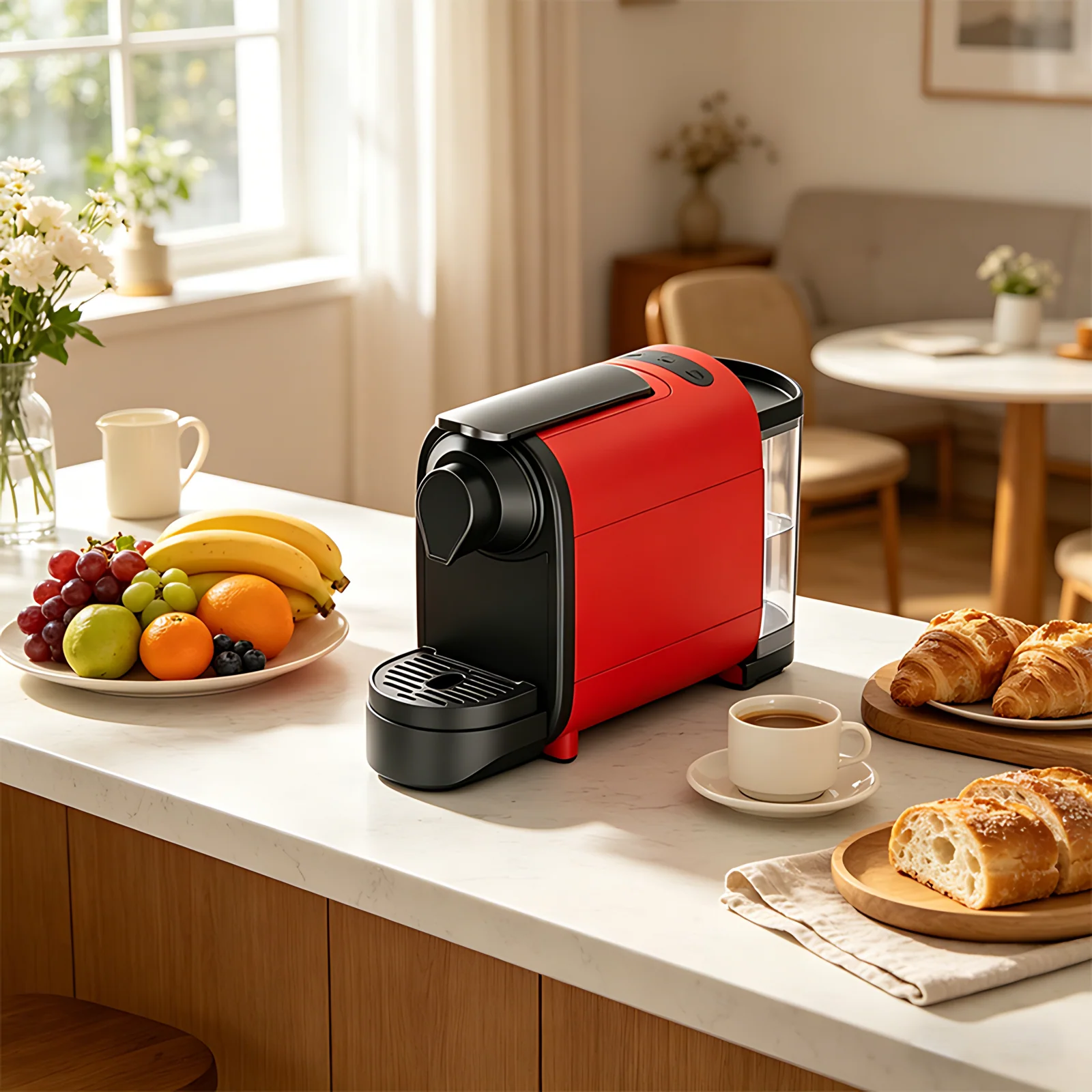 OEM Manufacturer Commercial Capsule Coffee Machine Kitchen Home 20Bar Espresso Machines Coffee Maker