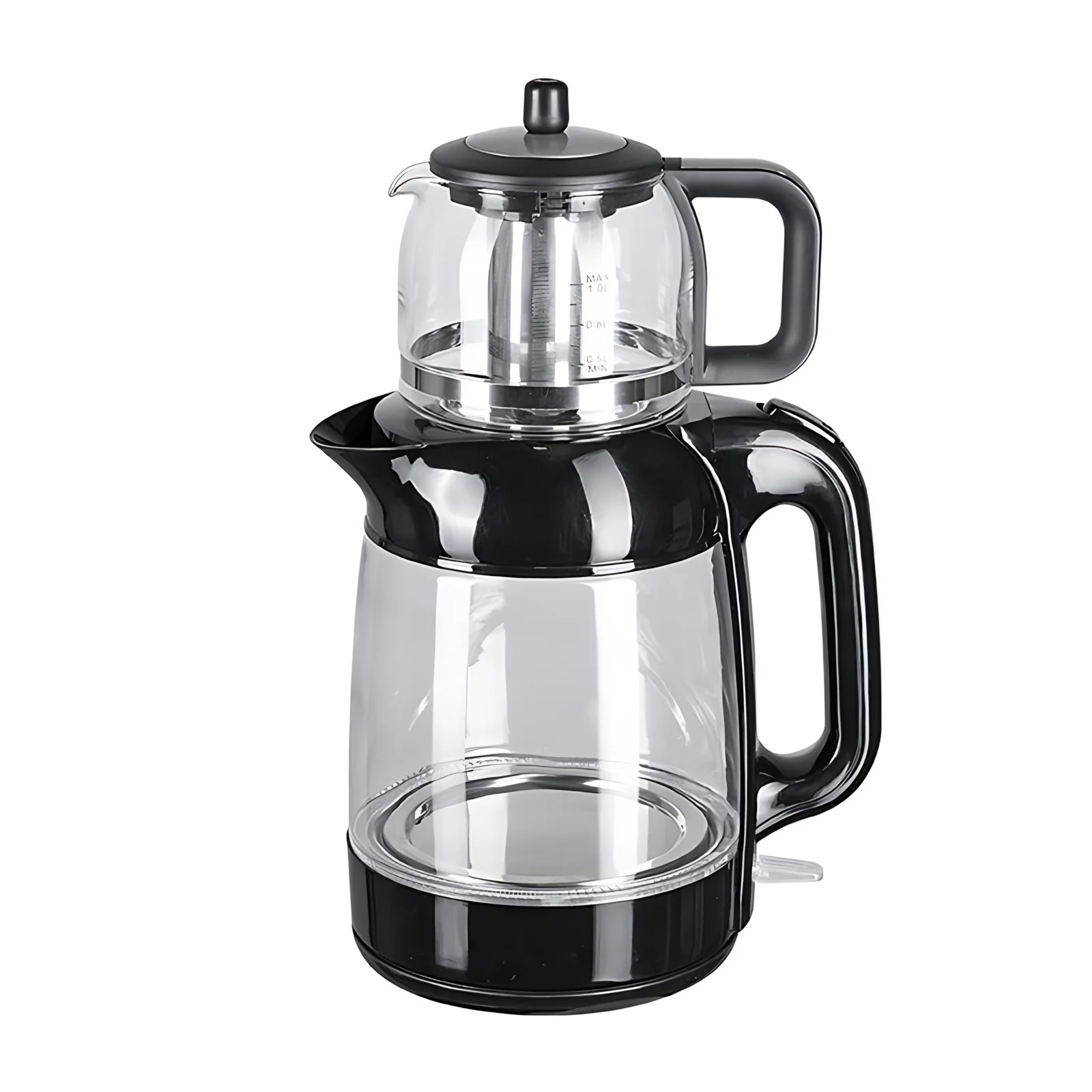 High Quality Wholesale Kitchen Appliance Double Layer Glass Pot Coffee Tea Maker