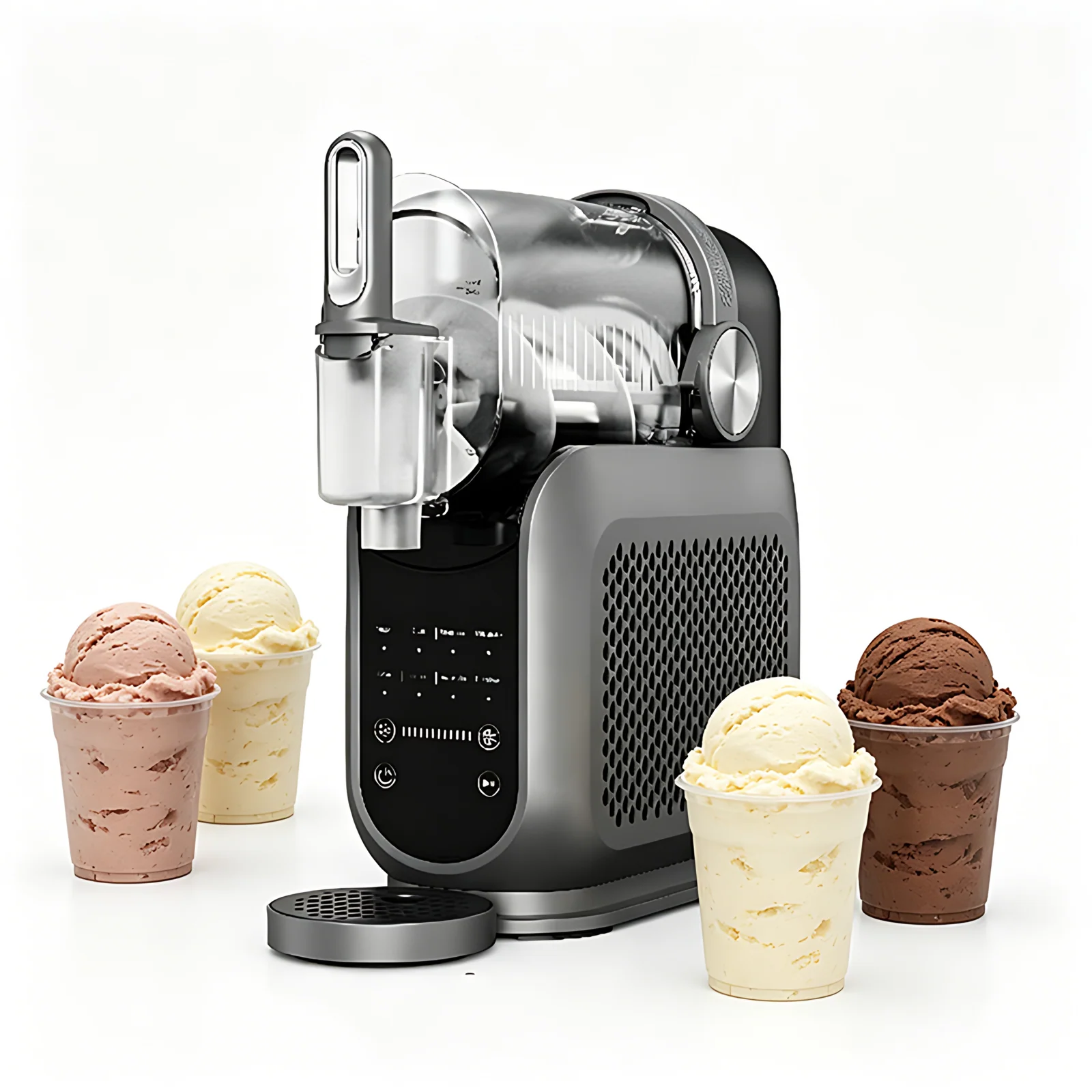 Professional Frozen Drink Maker 7 Pre-Set Programs Frozen Margaritas Ice Cream No Ice Needed Household Slushie Machine