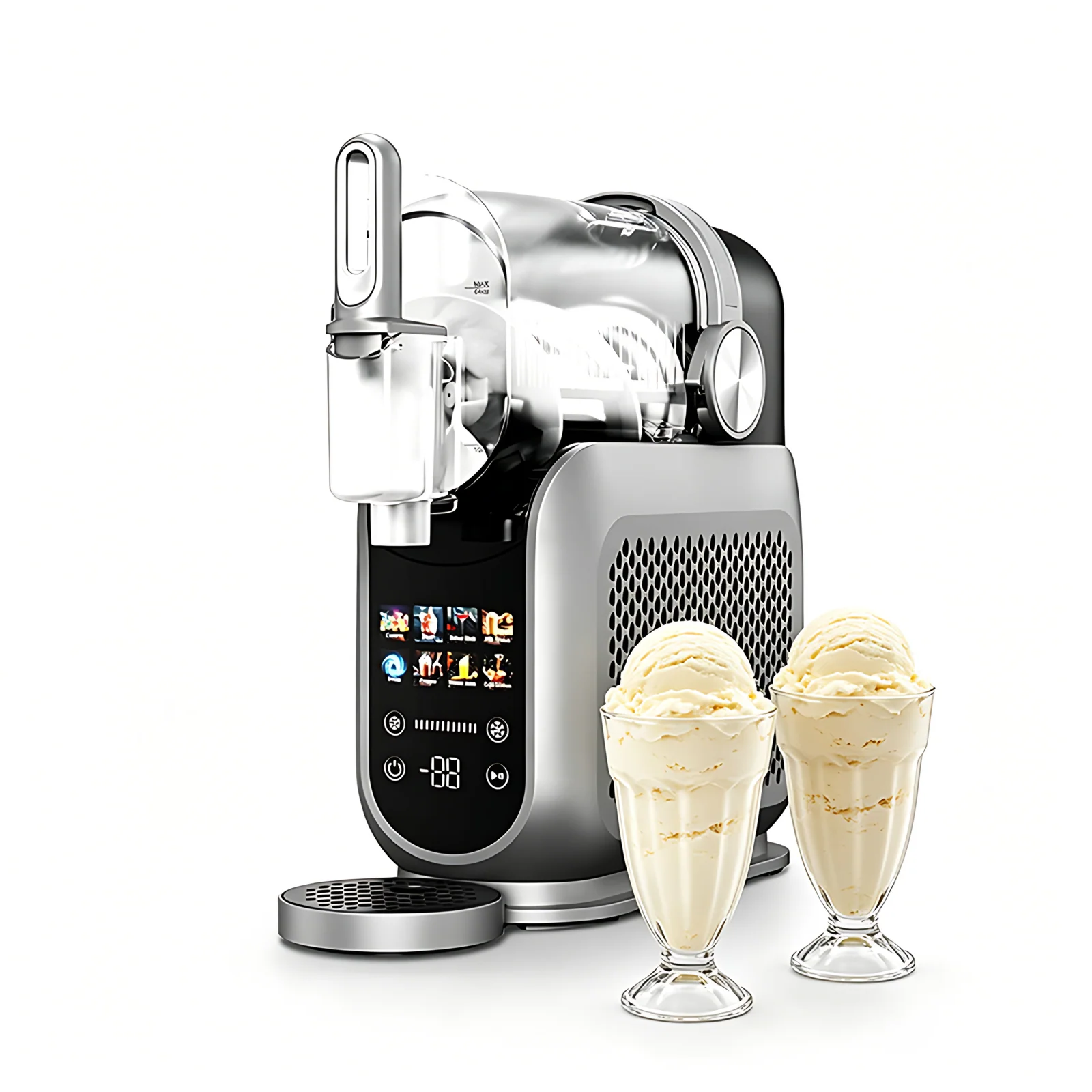 Slushe Machine Household Milk Shake Ice Crusher Slushie Machine Frozen Drink Dispenser Food Grade Electric Slushie Machine