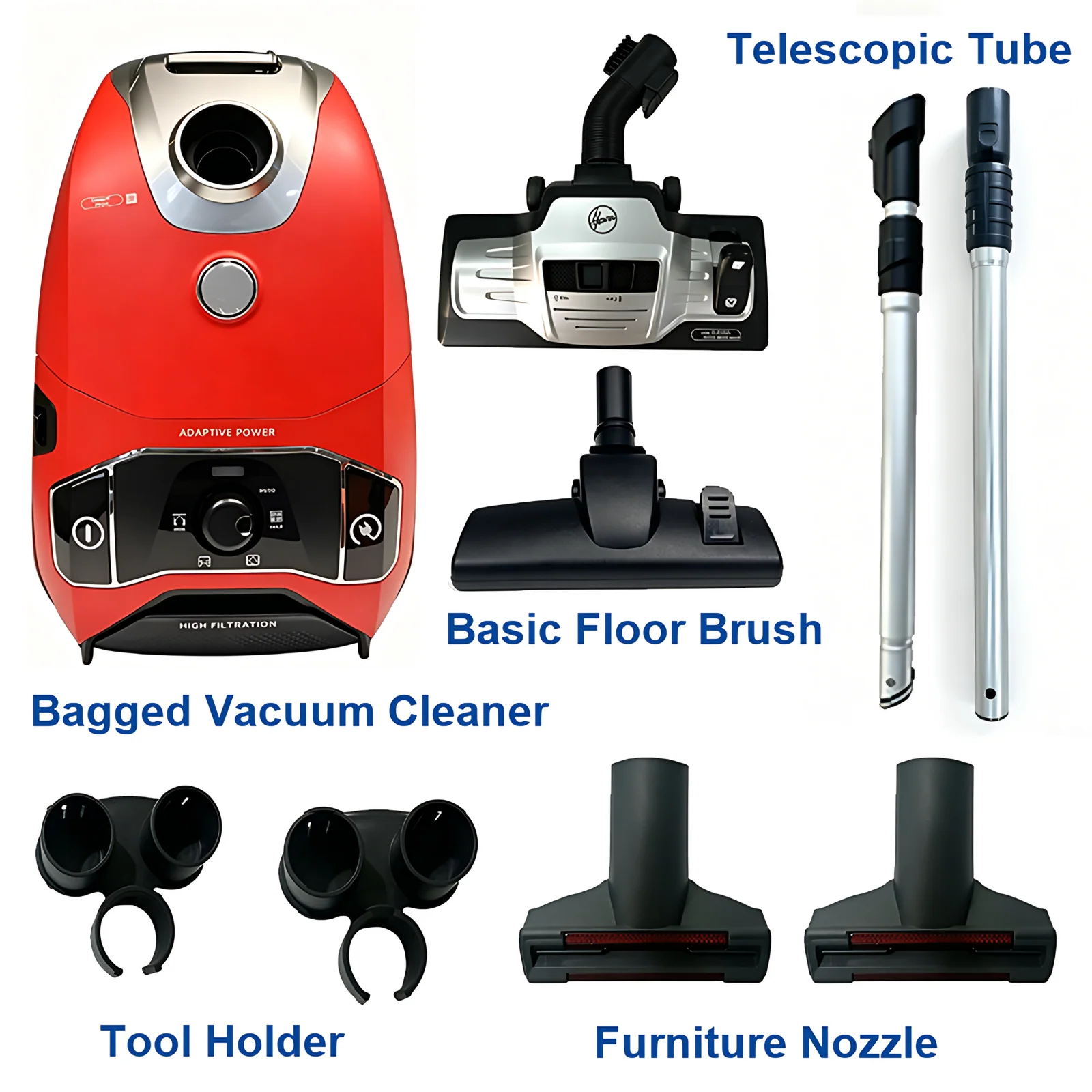 Electric Cleaner Hepa Vacuum Home Office Portable Large Capacity 5L High Efficiency Vaccum Cleaner Bagged Vacuum Cleaner