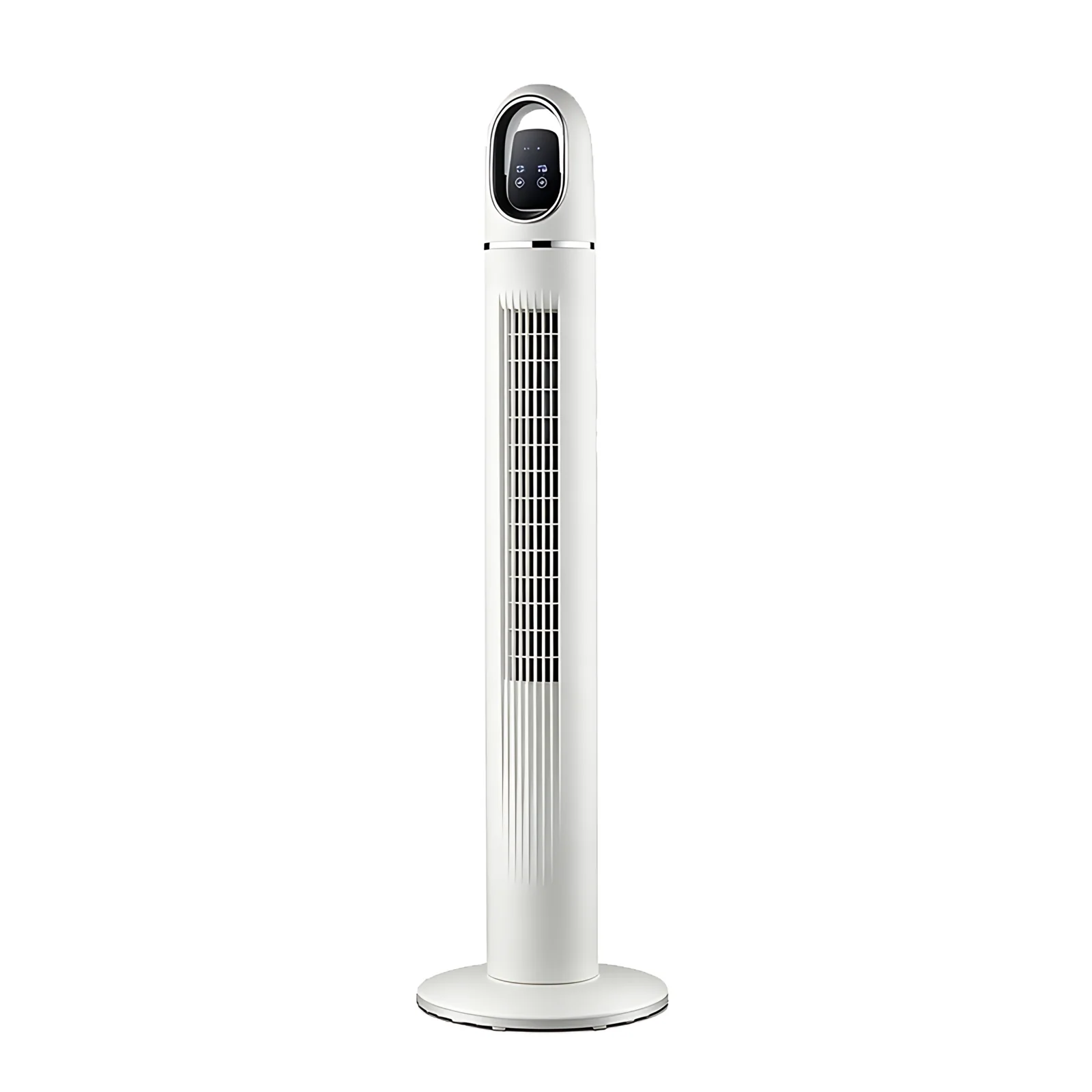OEM Customized Vertical Electric Fan Plastic Household Tower Floor Fan Oscillation Bladeless Tower Air Cooler Fan
