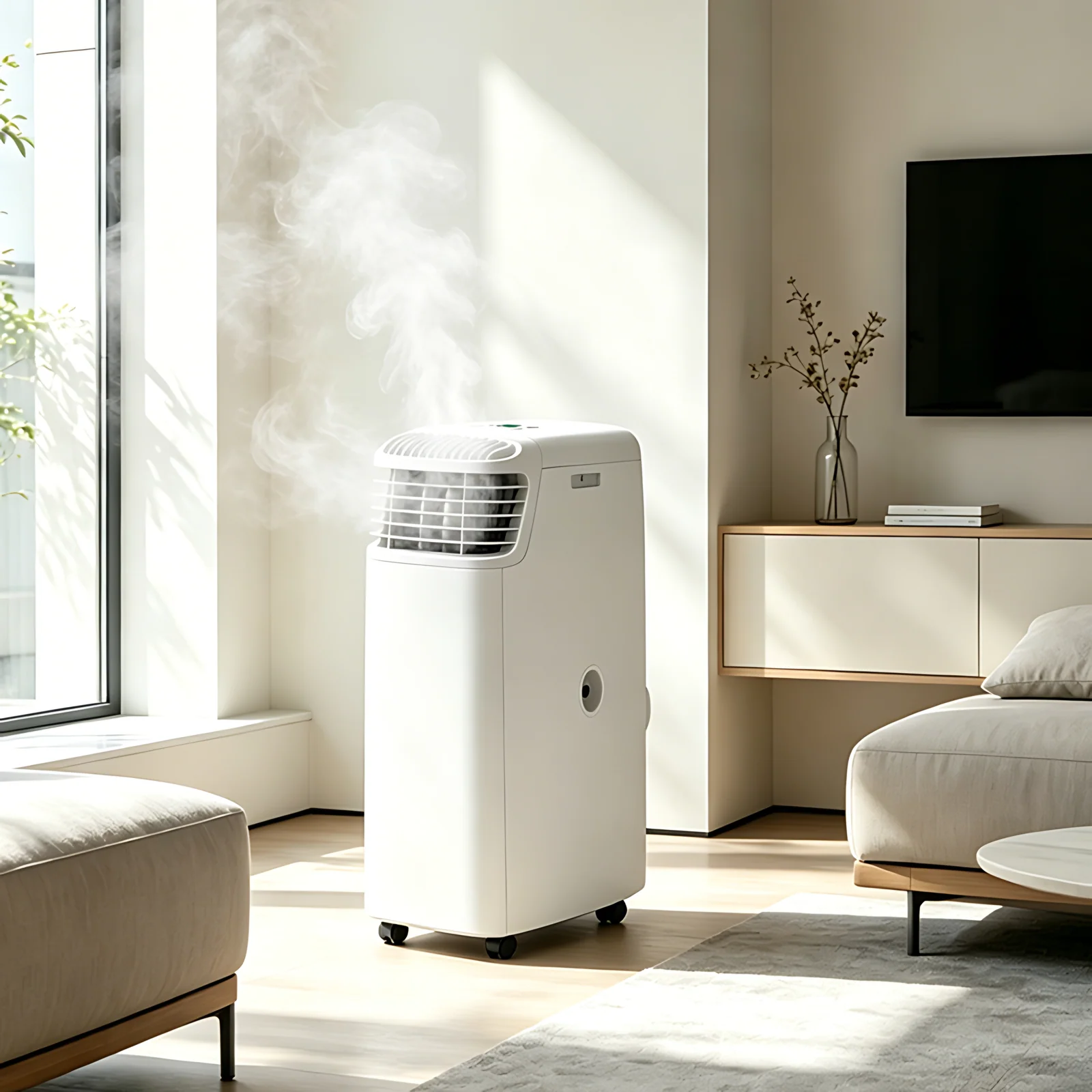 Fuente de energía eléctrica de alta calidad de uso doméstico hotelero aire acondicionado de enfriamiento portátil inteligente