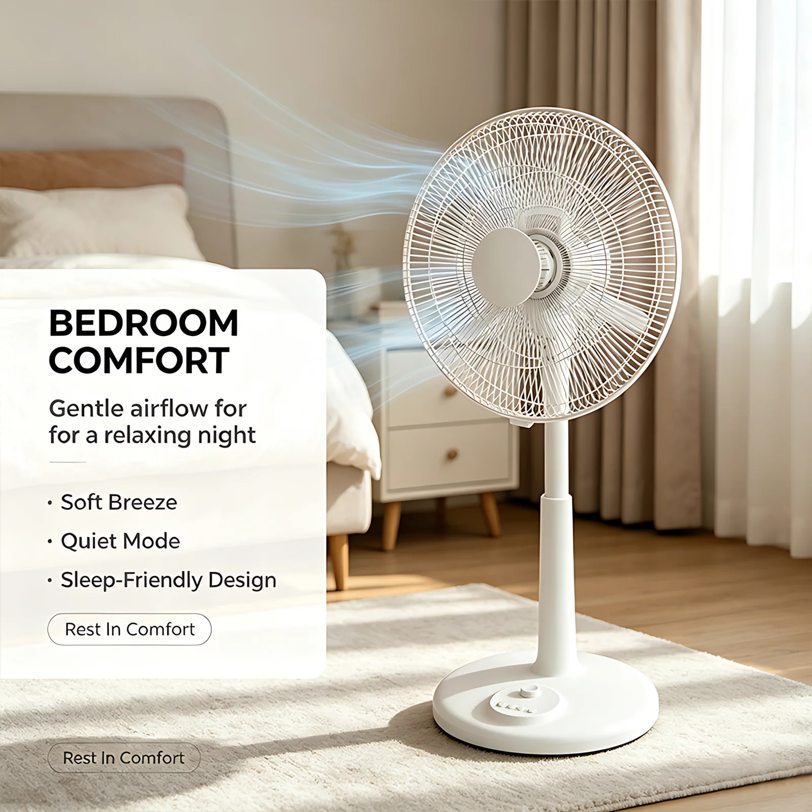 Wholesale Quiet Standing Fan Oscillation 3 Speed Vertical Floor Fan Household Pedestal Stand Fan