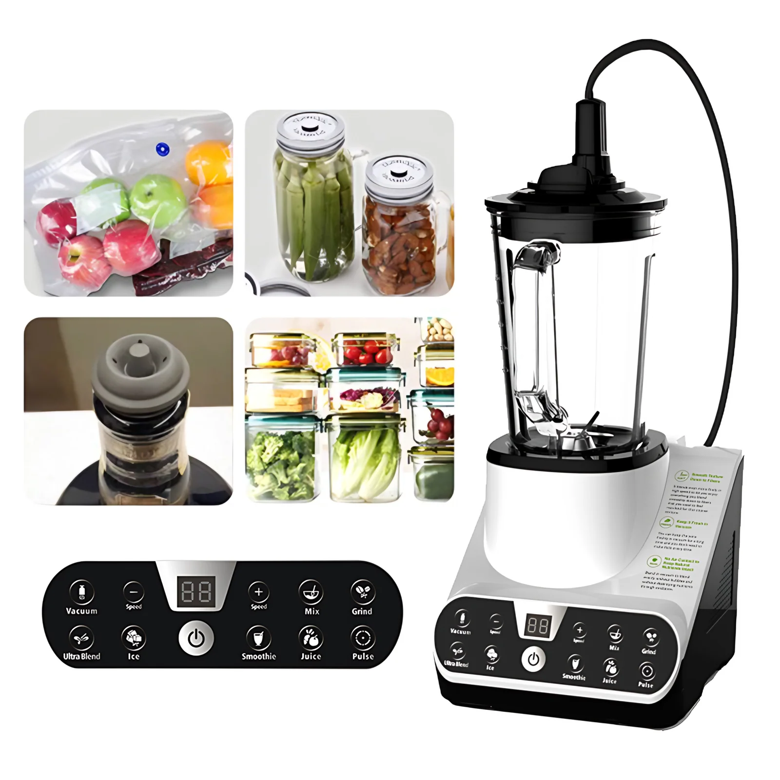 Commercial Food Processors Countertop Electric Chopper Heavy Duty Blender Mixer Blenders and Juicers