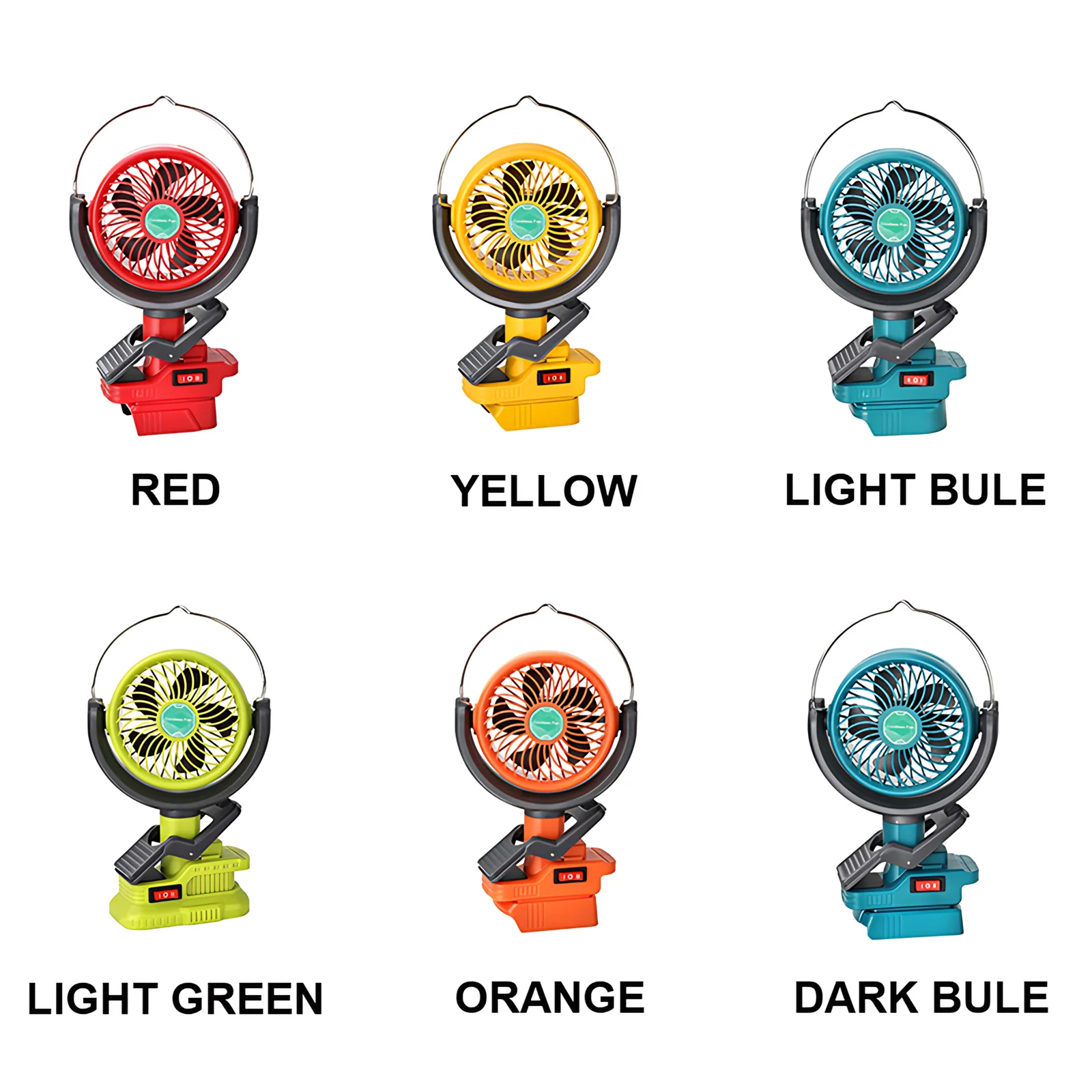 Hot Selling Customize Design Rechargeable Outdoor Floor Camping Fan Portable Table Fan