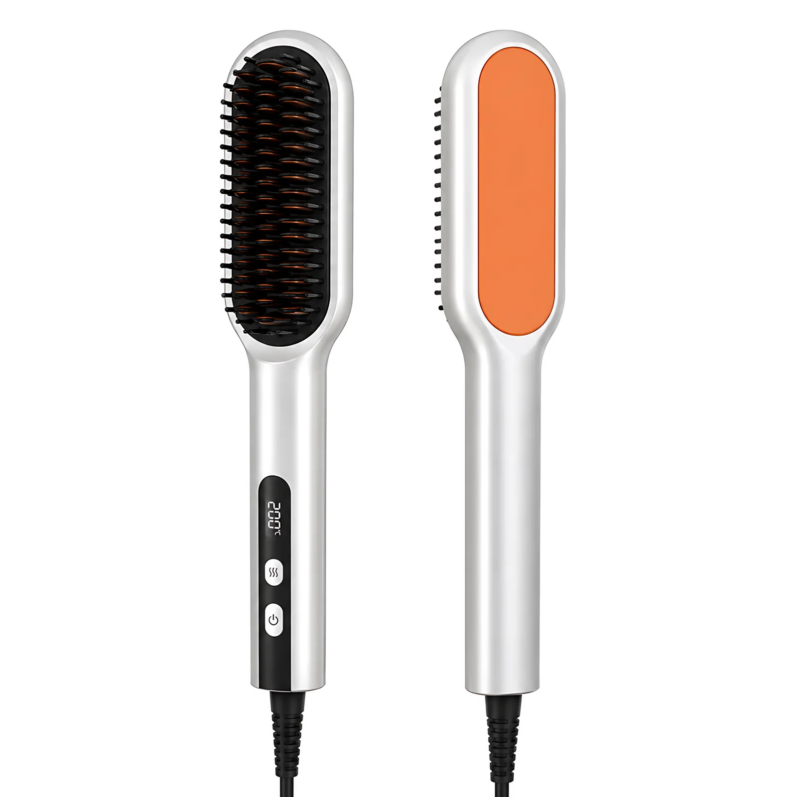 High Quality Automatical Lock Portable Electric PTC Heating Hair Straightener Brush