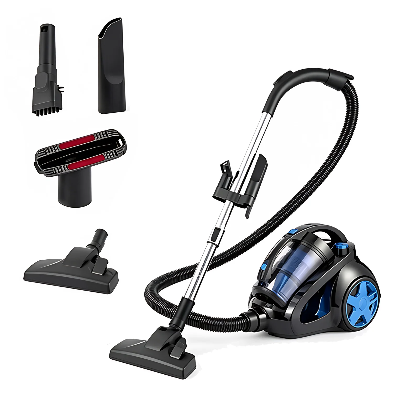 Household Brush Motor HEPA Filter Bagless Design High Efficiency Professional Cyclone Canister Vacuum Cleaner