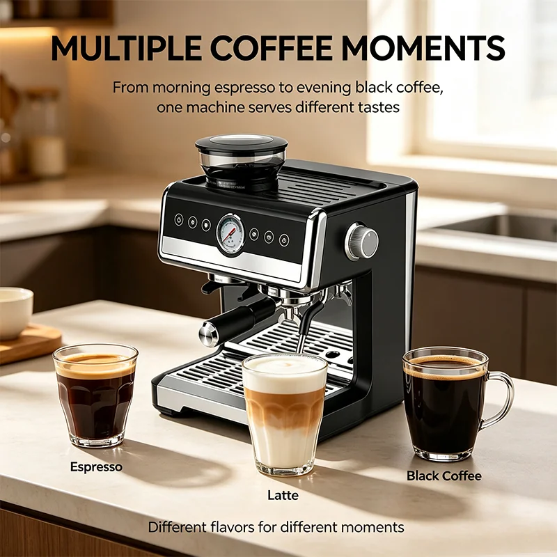 20 Bar Espresso Machine with Grinder — image 3