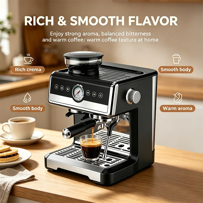 20 Bar Espresso Machine with Grinder — image 5