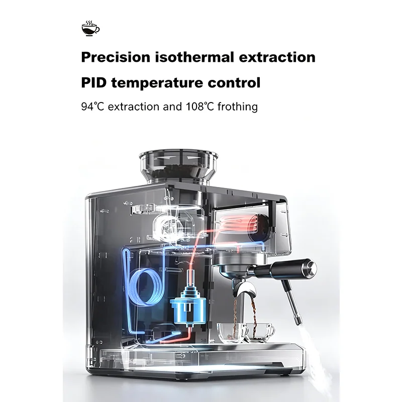 20 Bar Espresso Machine with Grinder — image 6