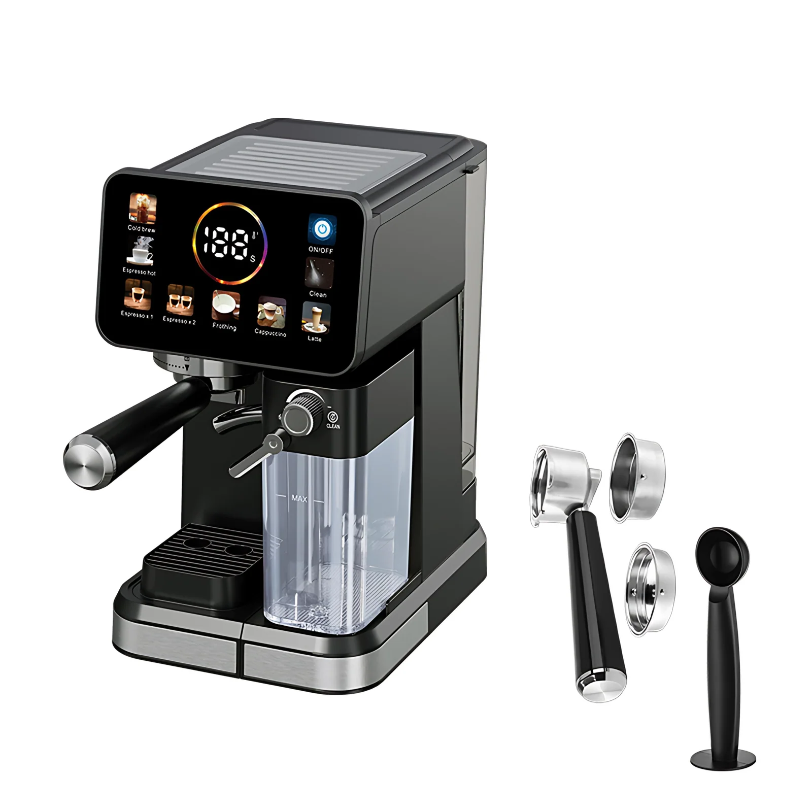 Wholesale Coffee Machine Vending Custom Program 51mm Smart Touch Screen Espresso Coffee Maker Machine