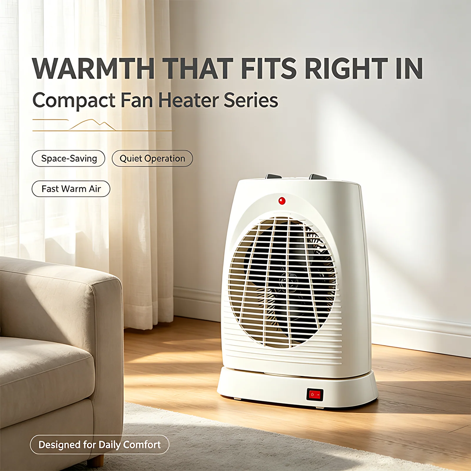 High Quality CE Wholesale Factory Price Heater 220v Overheat Tip-over protection Mini Desktop Heater