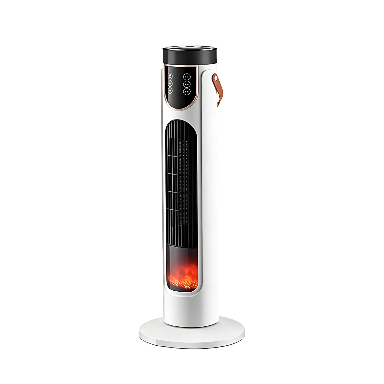 Household Electric Heater Plastic Overheat Protection Remote-Controlled Energy-saving Vertical Warm Air Blower PTC Fan Heater