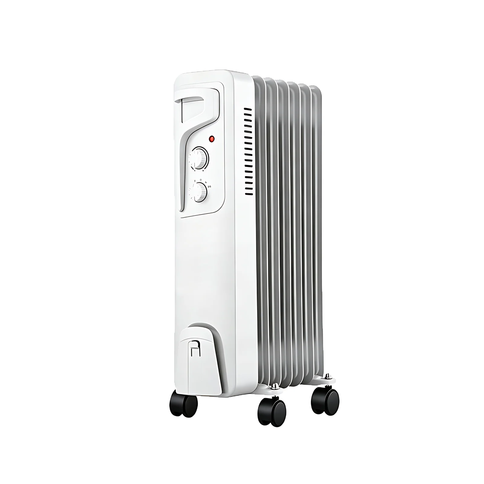 Winter Warm Fast Heating Wheels Portable 1500W Electric Heater Household Radiator Oil Heater