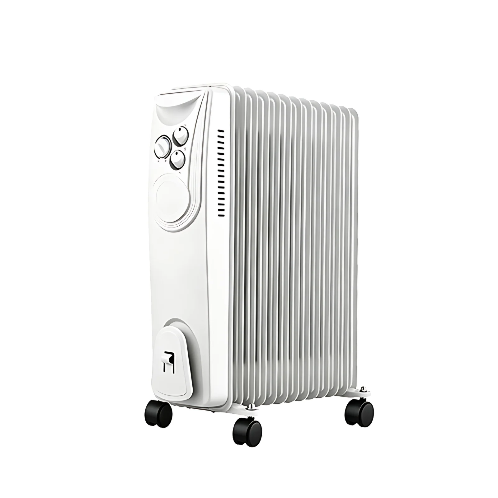Winter Home Office Use High Quality 1500W Electric Room Heater Home Wheels Oil Filled Radiator Heater