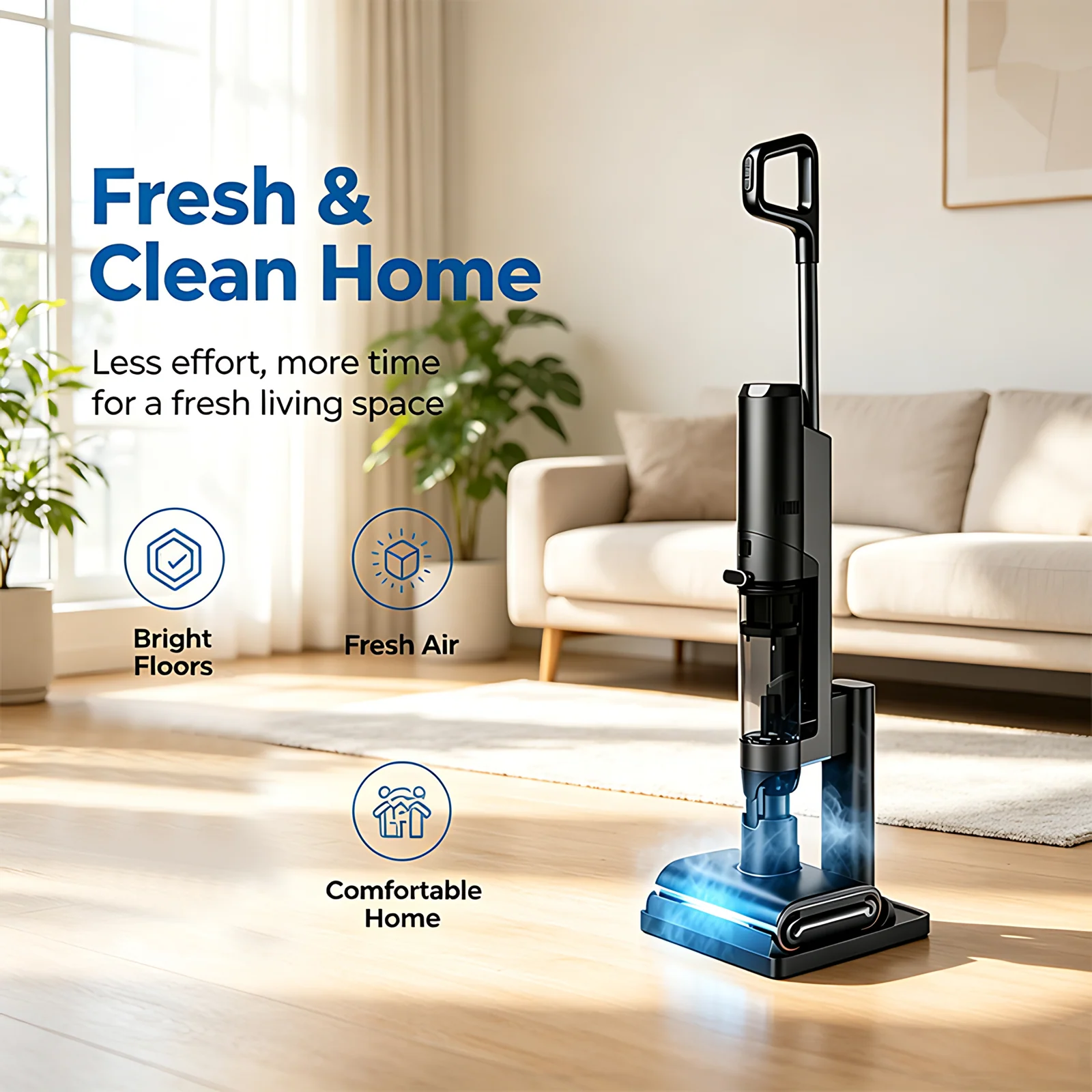Professional Factory Wholesale Cleaning Machine Handheld Steam Floor Washer Wet Dry Vacuum Cleaner
