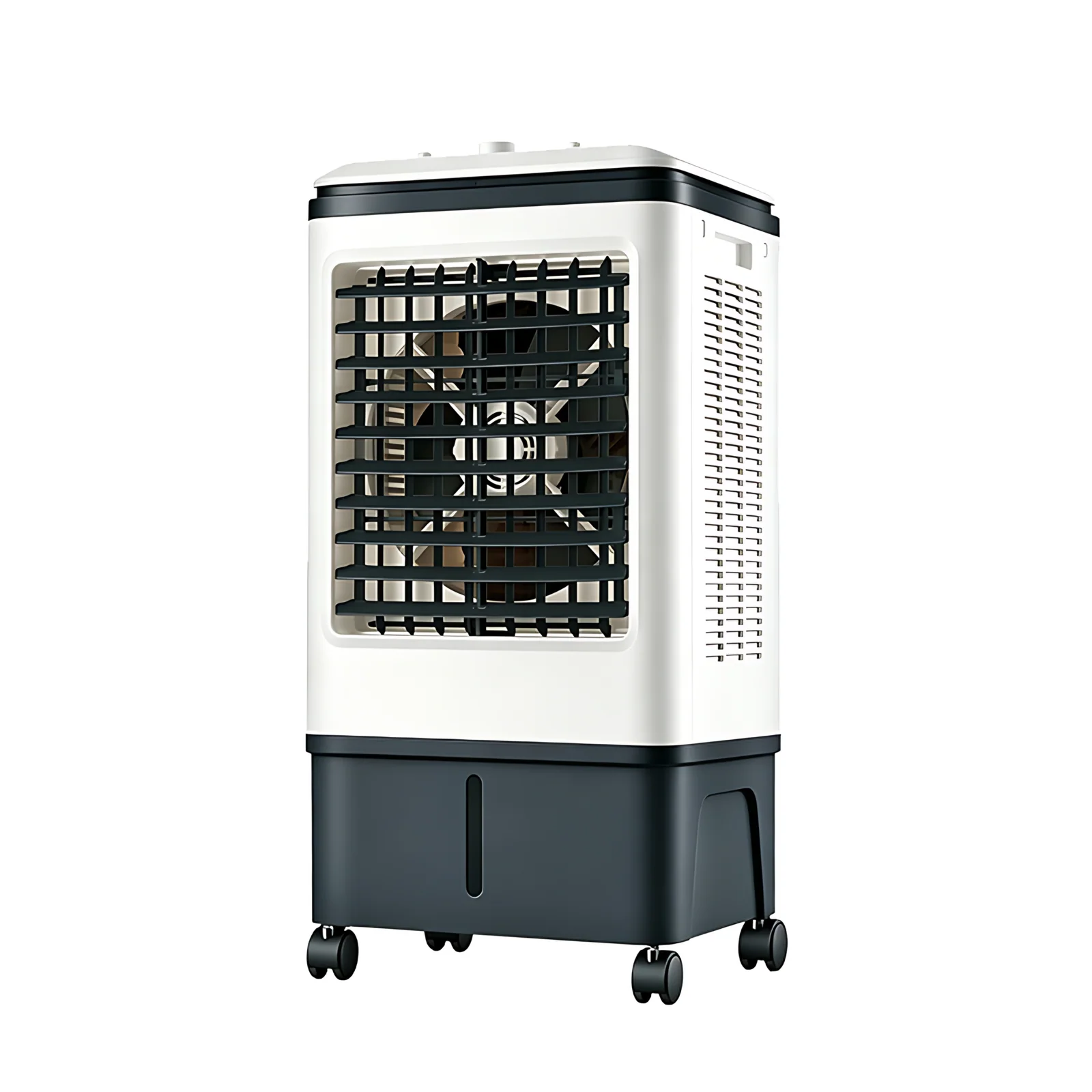 Régulateur mécanique de refroidissement de l'air extérieur en aluminium moteur portable refroidisseur à air évaporatif