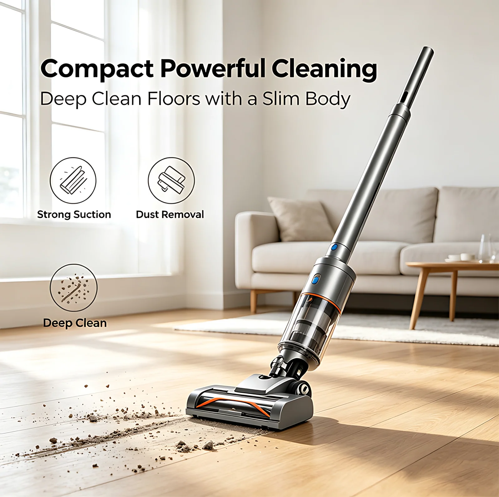 Factory Price High Quality Low Noise Vacuum Cleaner Stick Handheld Vaccum Cleaner