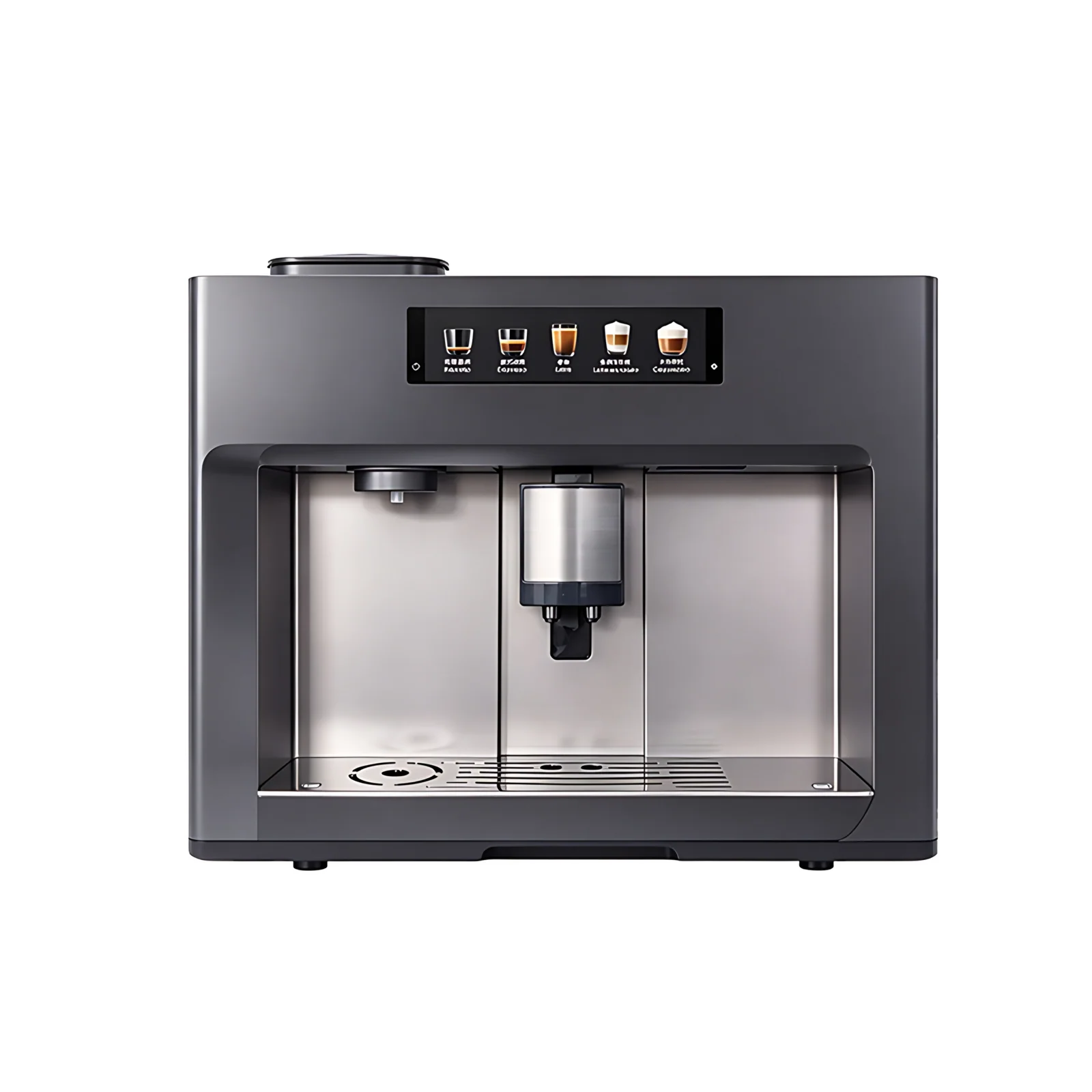 Embedded Touch Screen Commercial Automatic Coffee Maker 19 Bar Programmable Smart Full Automatic Coffee Machine