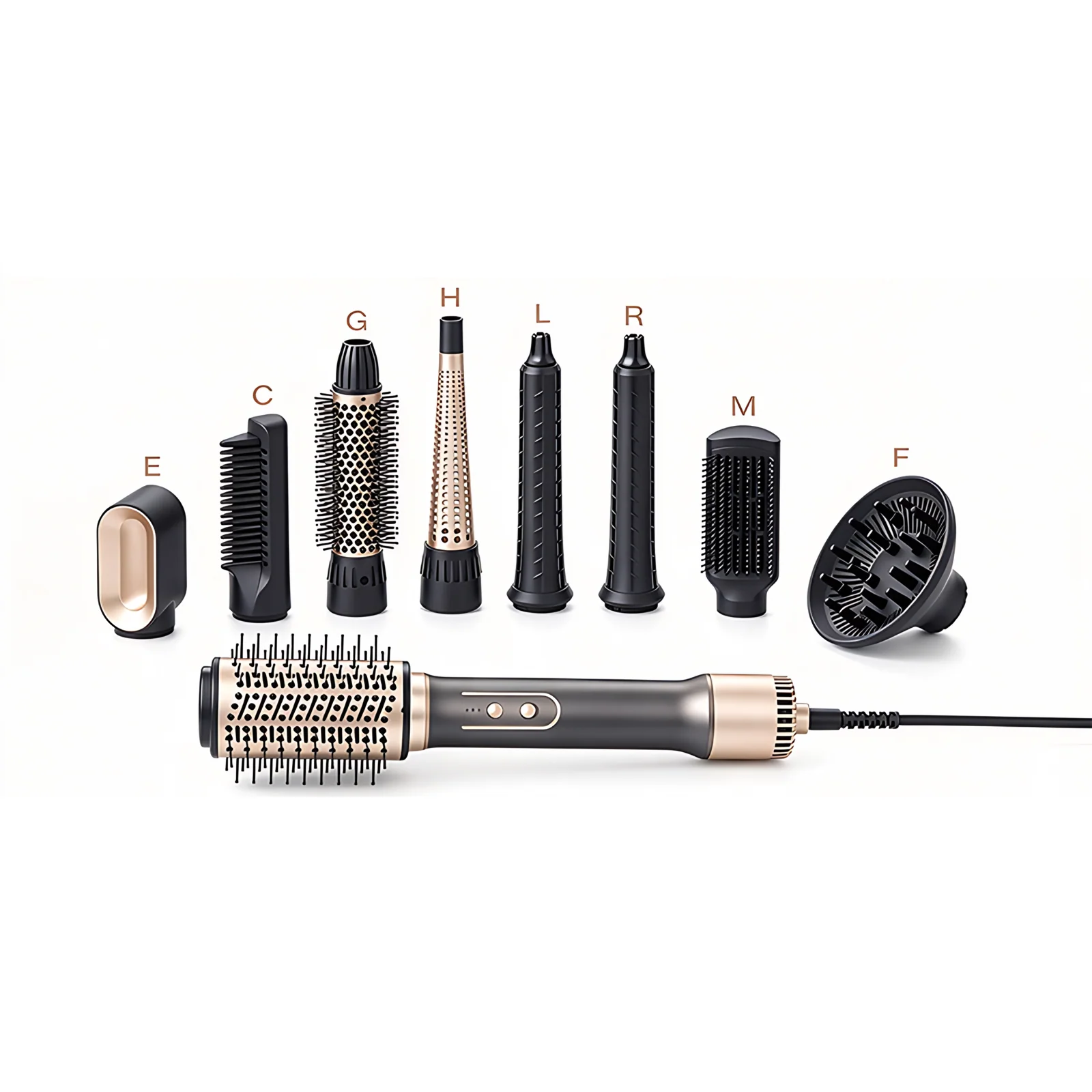 Multi Purpose Hot Air Brush Hair Styler Private Label Manufacturer High Speed Air Hair Dryer Multi Styler 11 in 1