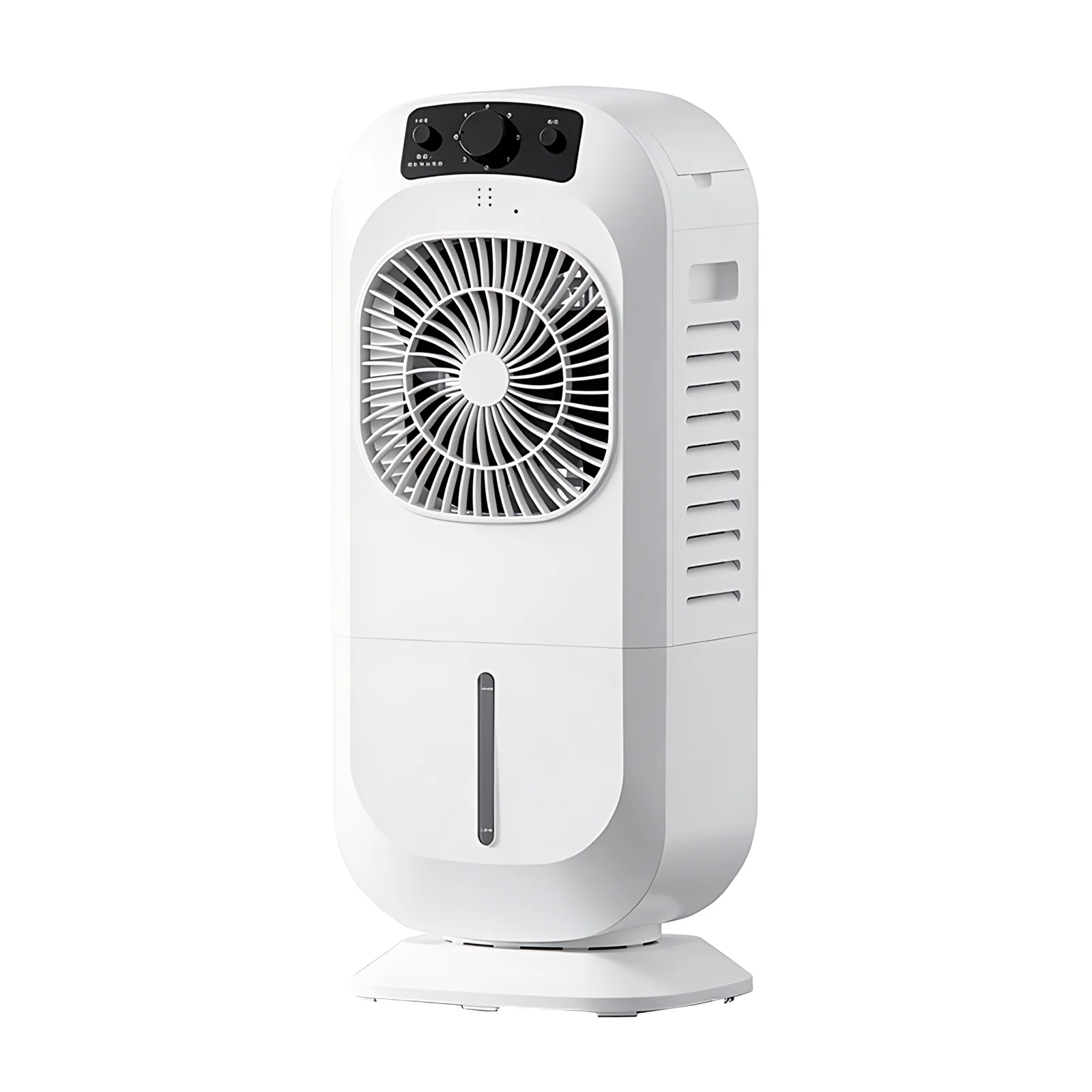 New Model Wide Angle Oscillating Evaporative Air Cooler Portable Air Cooling Fan with Wheels
